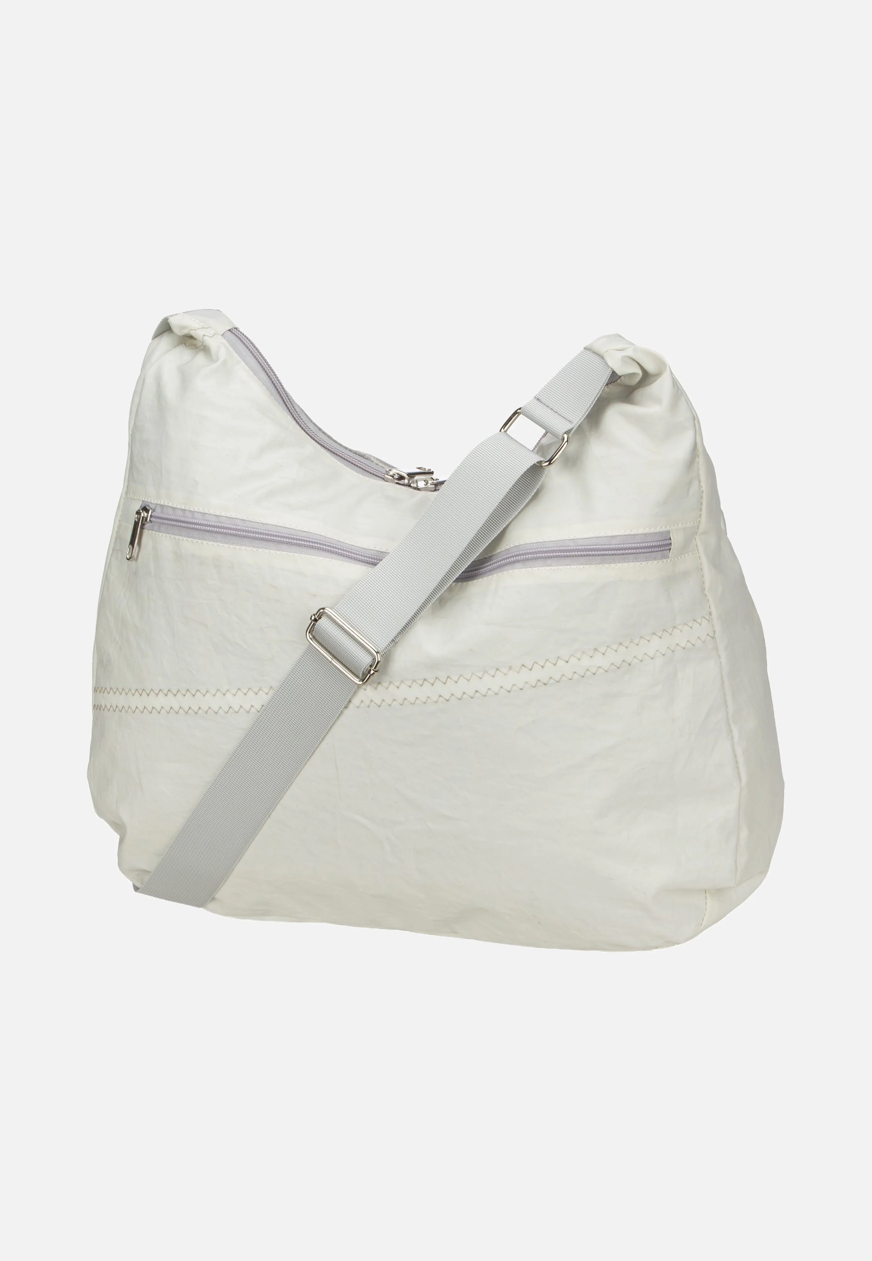 Bucht Stencil Weiss/Grau - Hobo Bag - Image 2