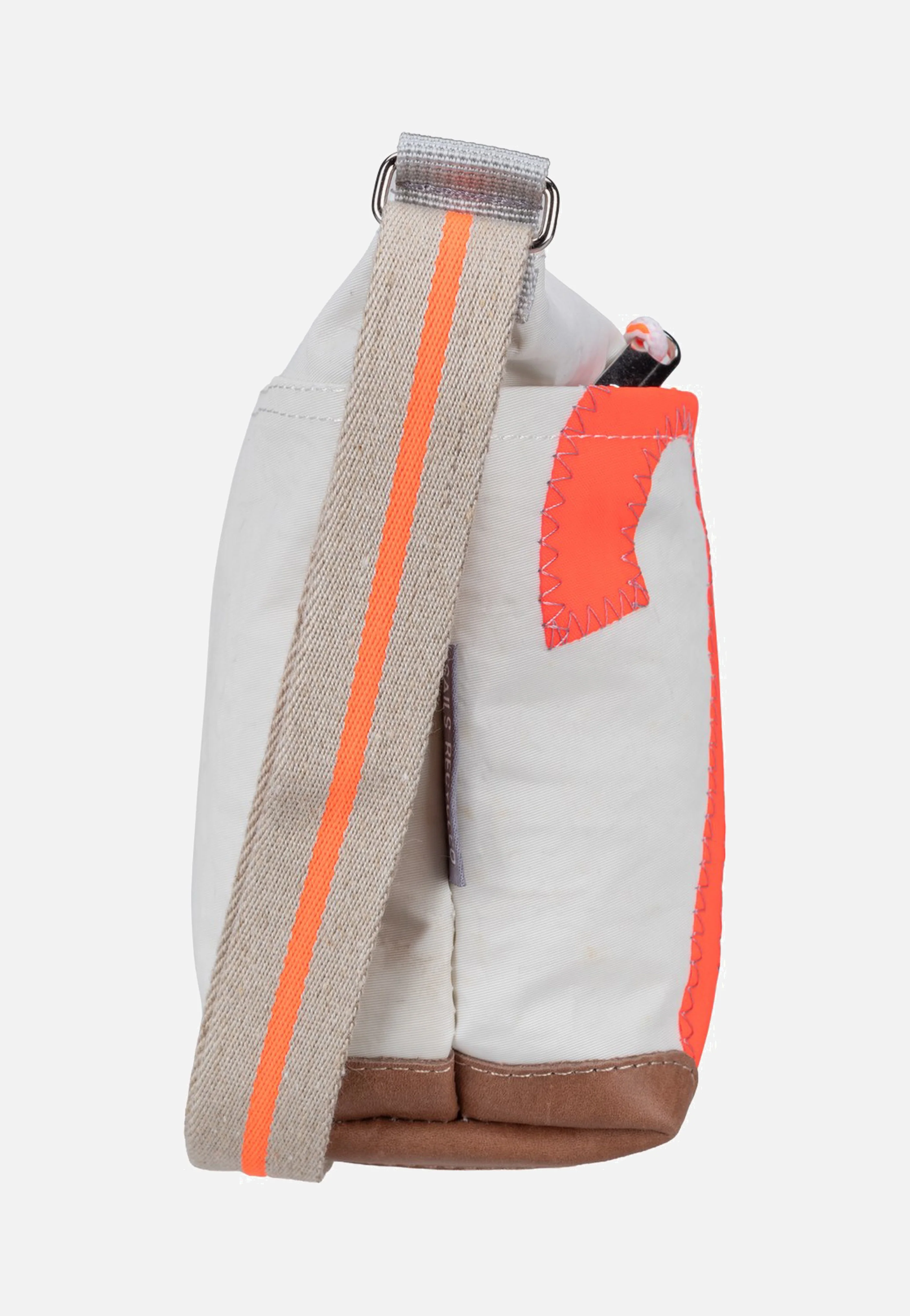 Deern Lütt Crossover Weiss/Sand/Zahl Orange - Beuteltasche - Image 3
