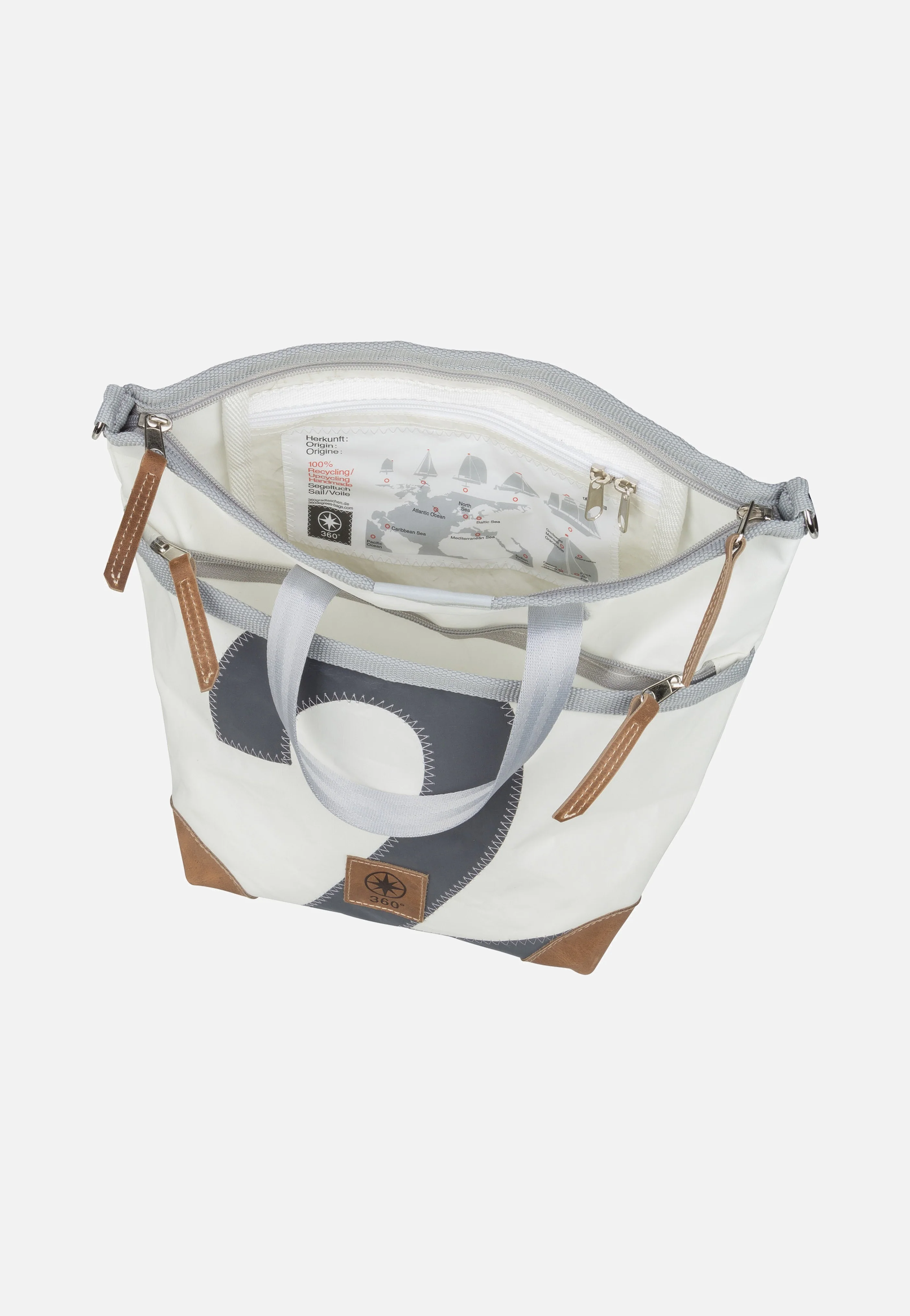 Deern Mini Weiß/Grau - Tote Bag - Image 3