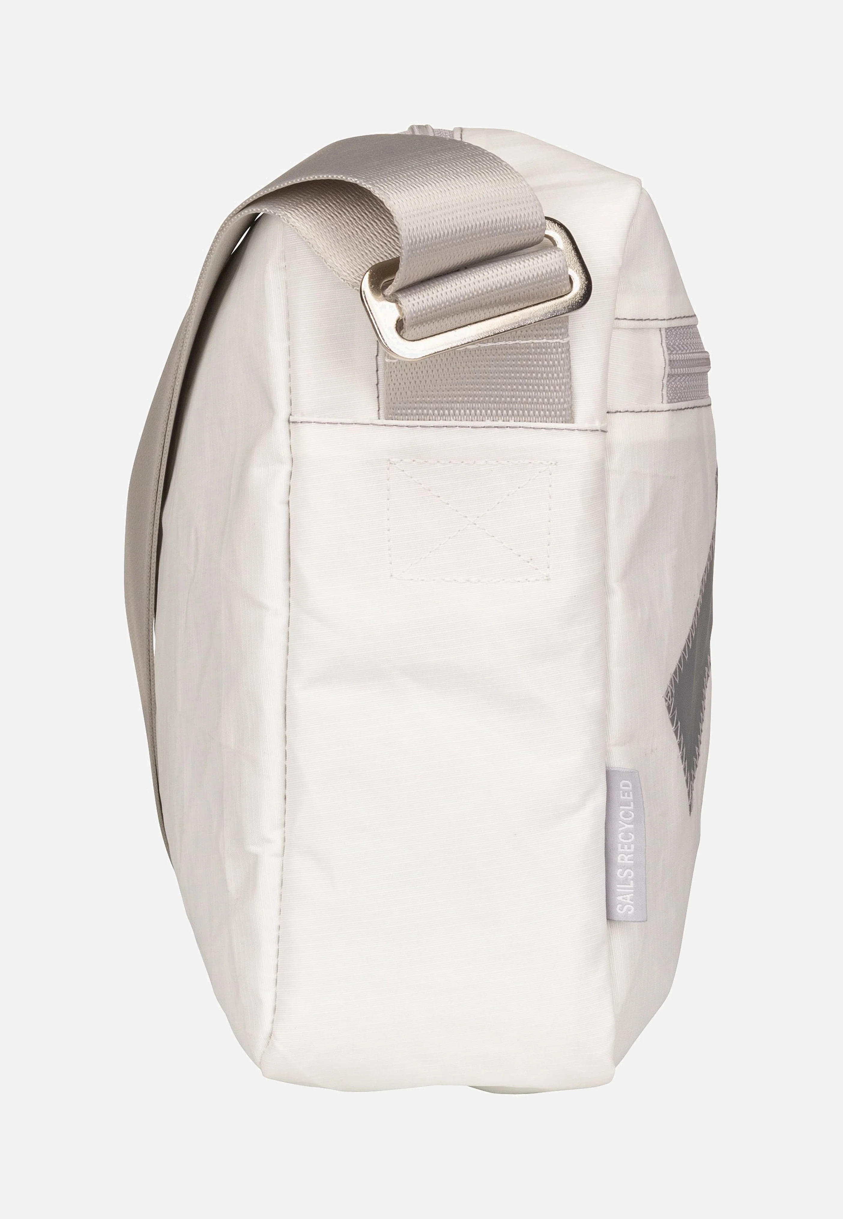 Fender L Weiß/Streifen Blau/Zahl Grau - Crossbody Bag - Image 4