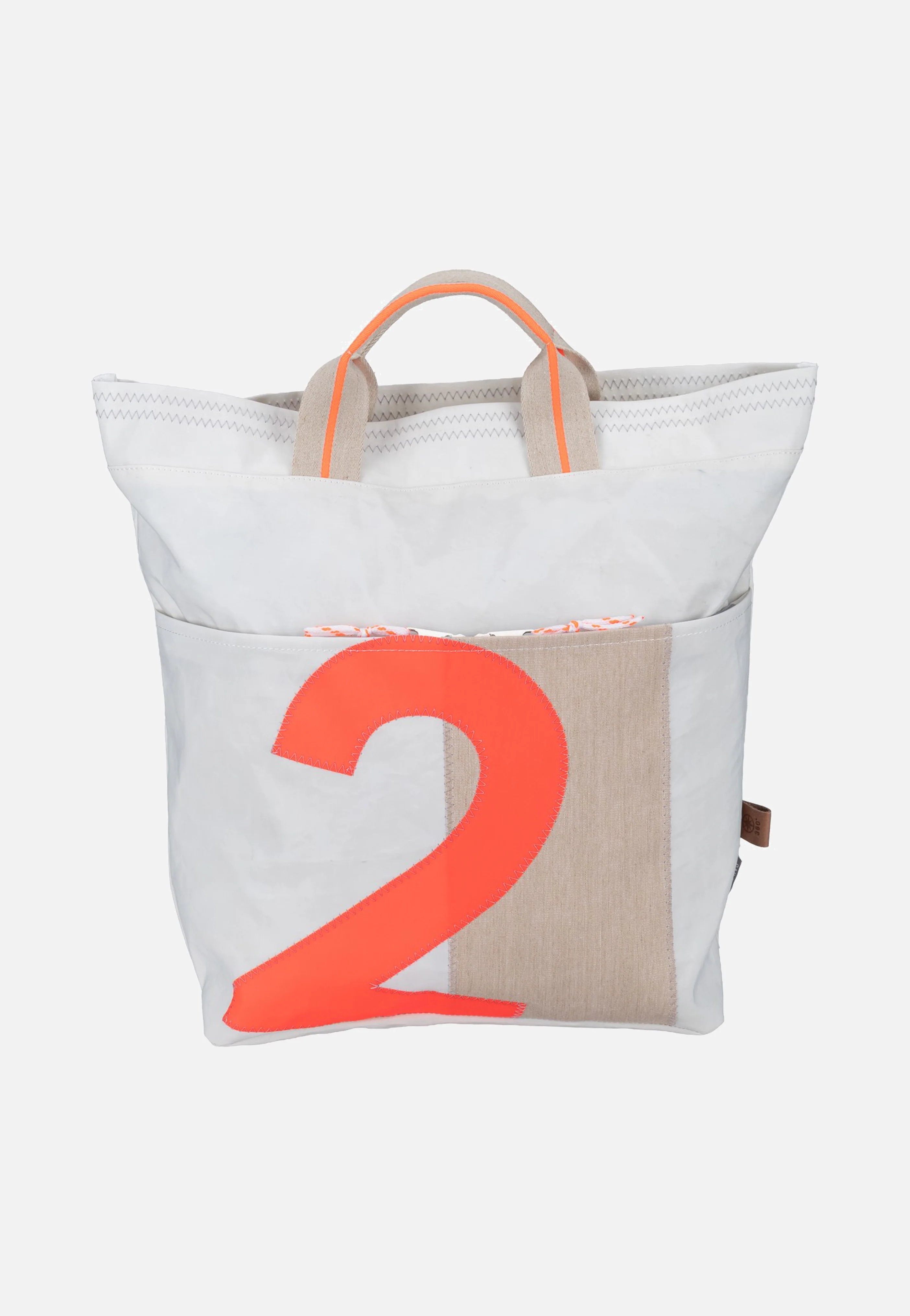 Kaje Weiss/Sand/Zahl Orange - Rucksack - Image 2