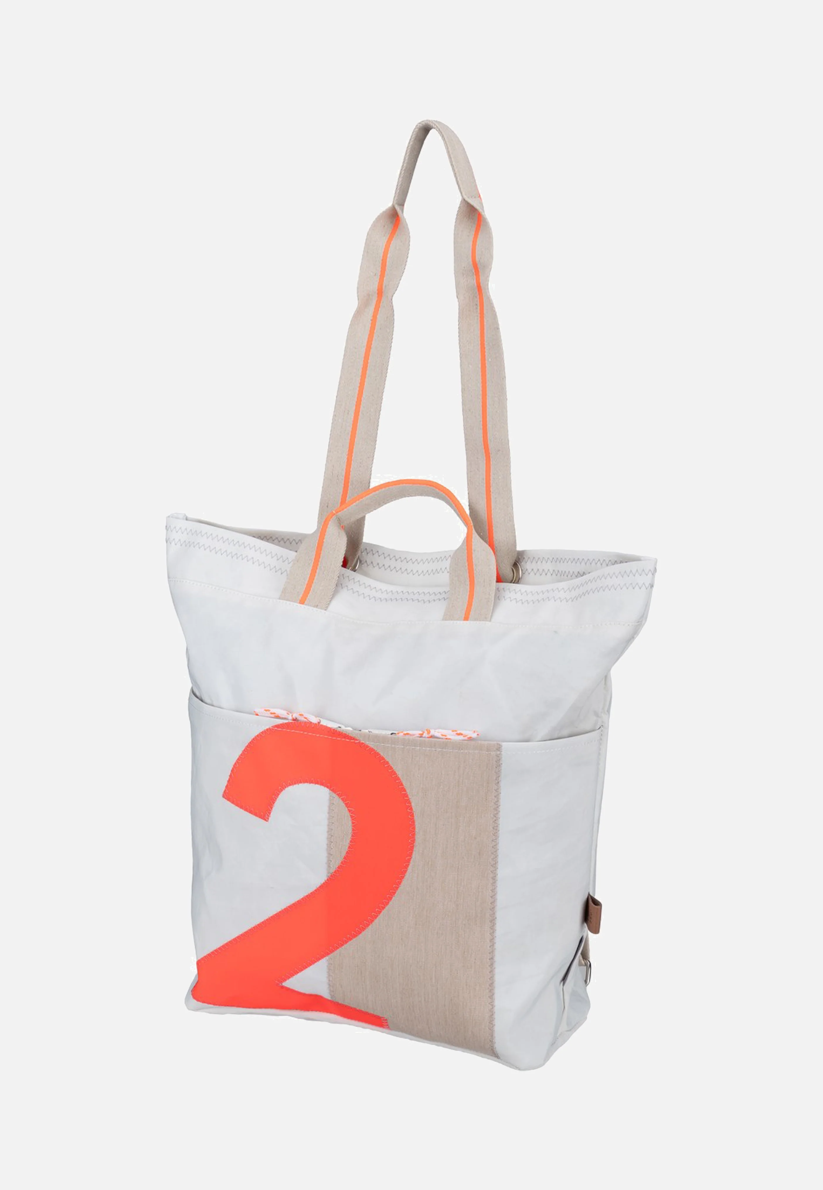 Kaje Weiss/Sand/Zahl Orange - Rucksack - Image 5