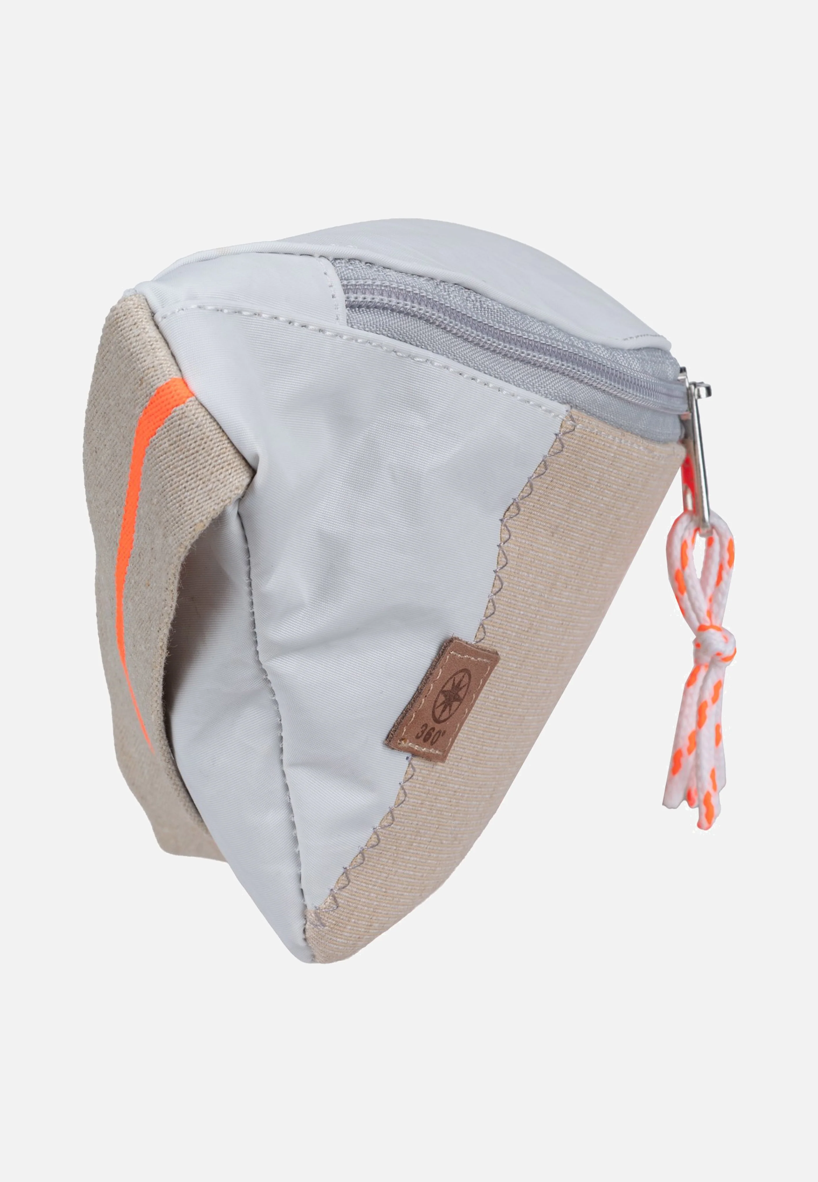 Knoten Weiss/Sand/Zahl Orange - Bauchtasche - Image 4