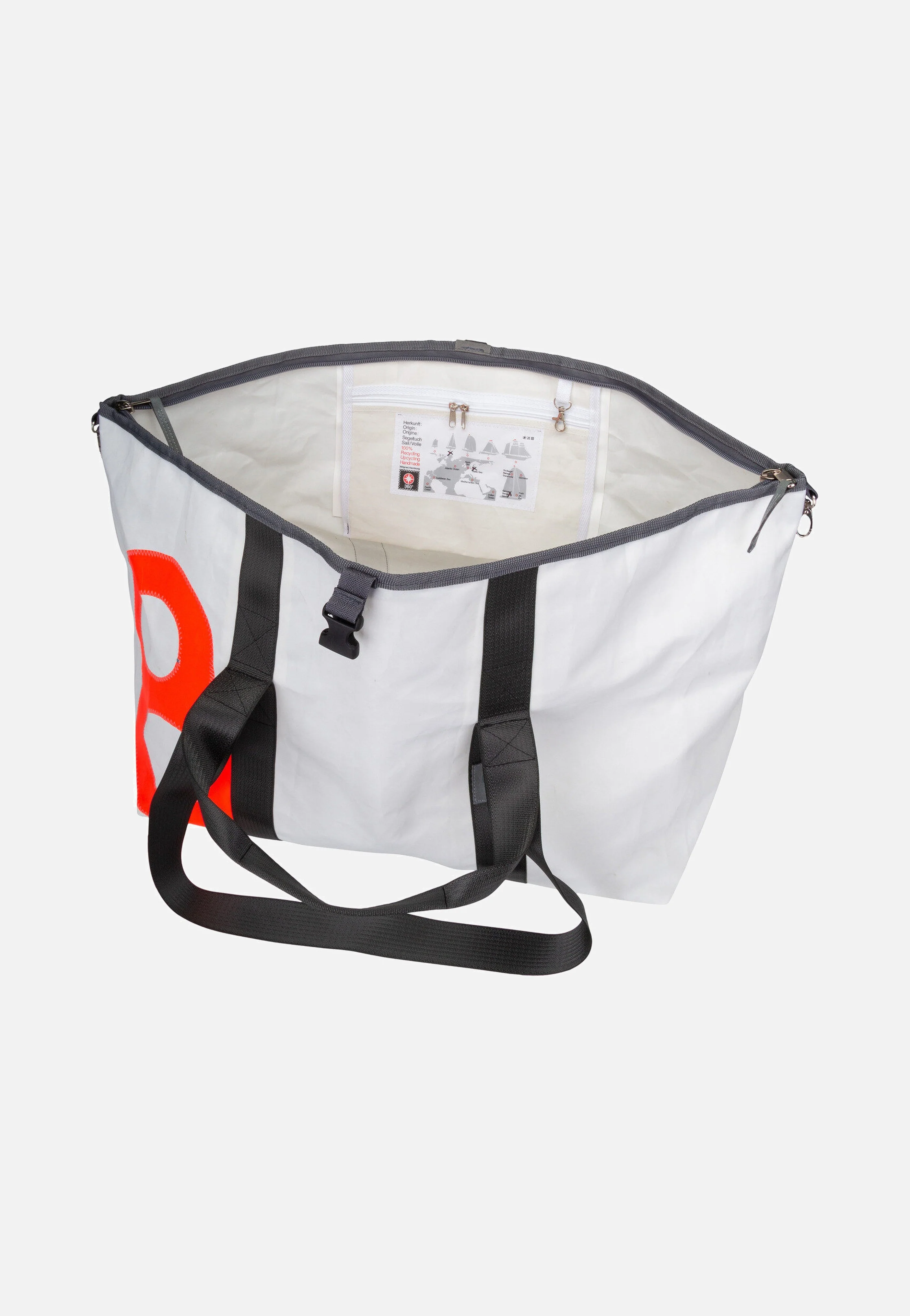 Kutter XL Weiß/Orange - Dufflebag - Image 3