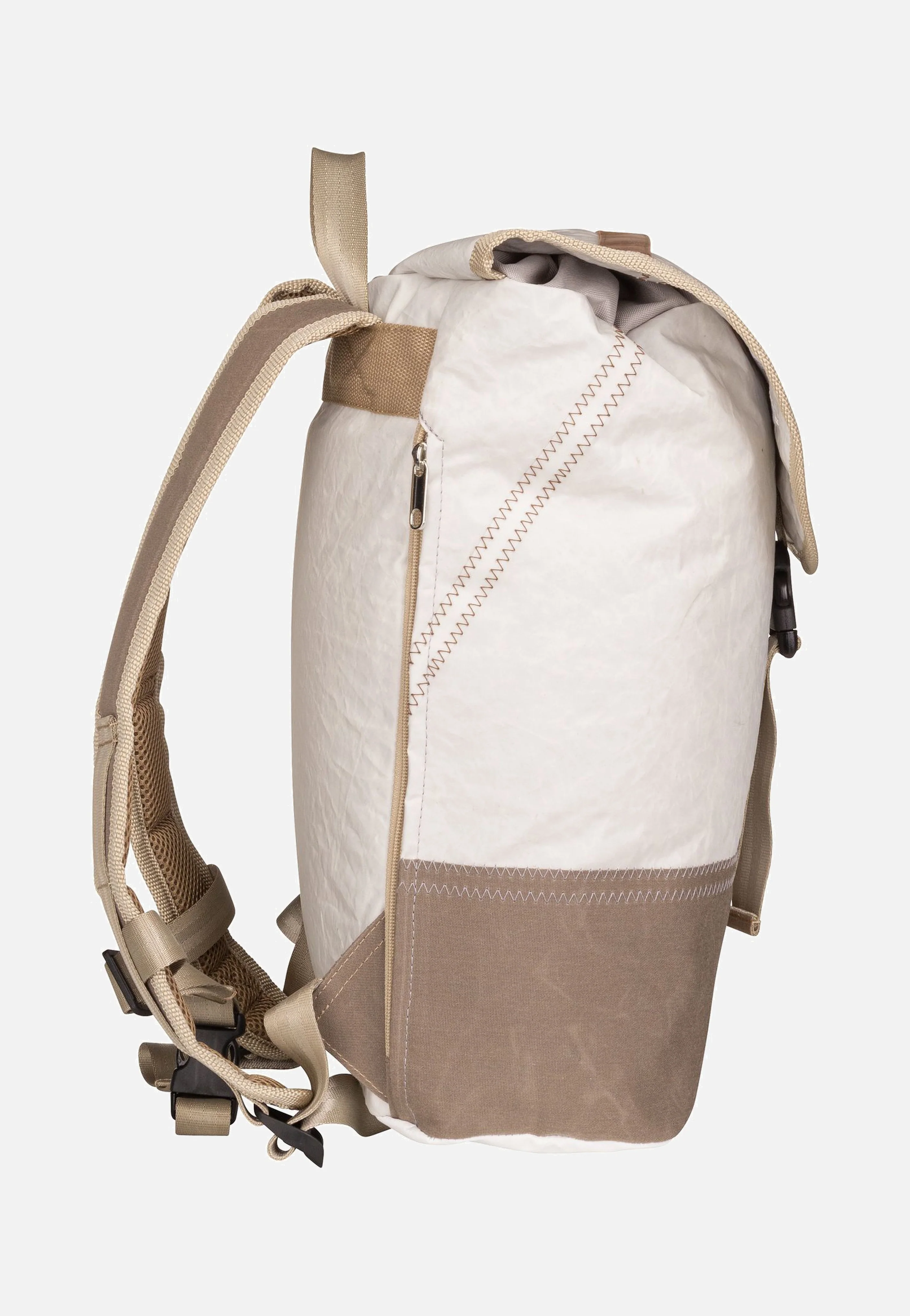 Landgang Mini Weiß/Balken Taupe - Rucksack - Image 4