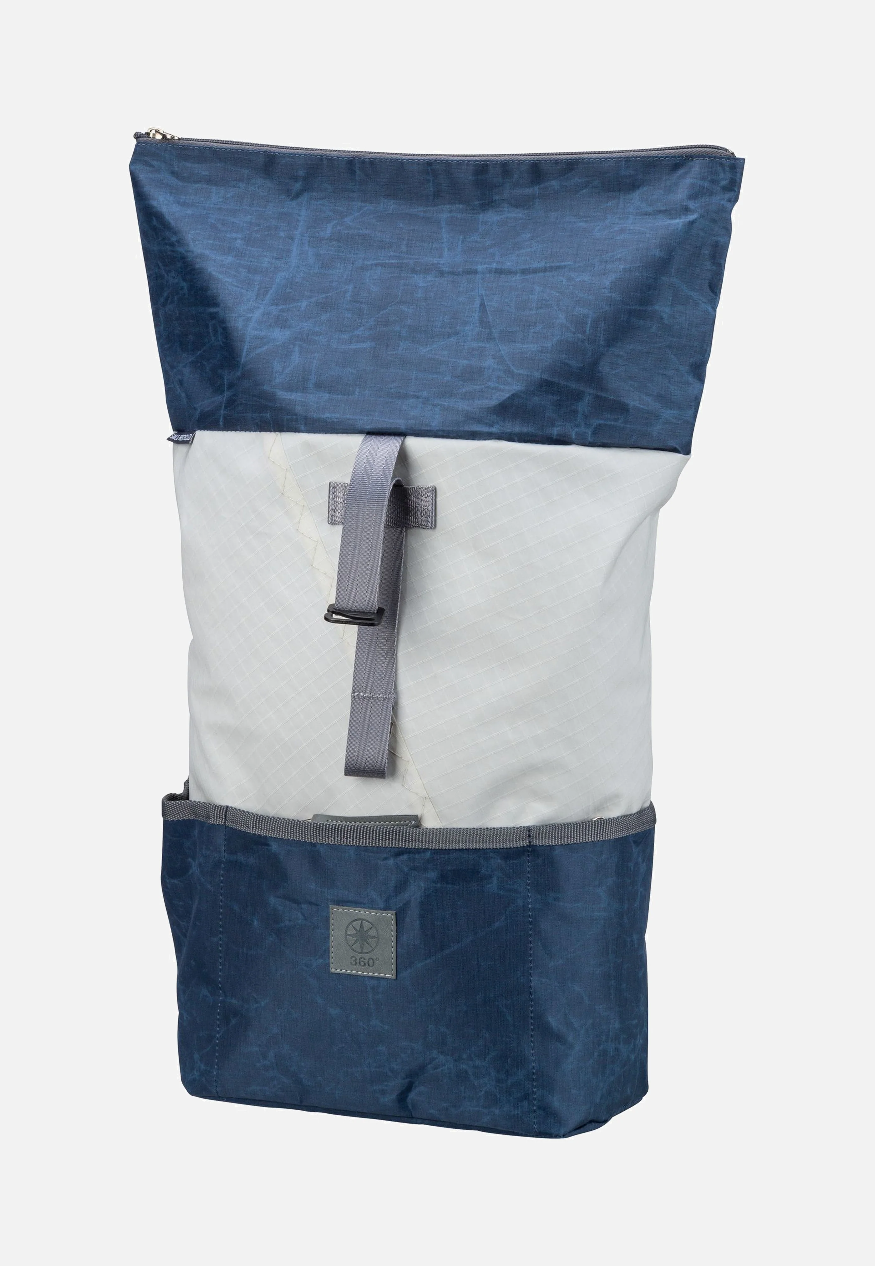 Lotse Blau/Weiß - Rolltop Rucksack - Image 5
