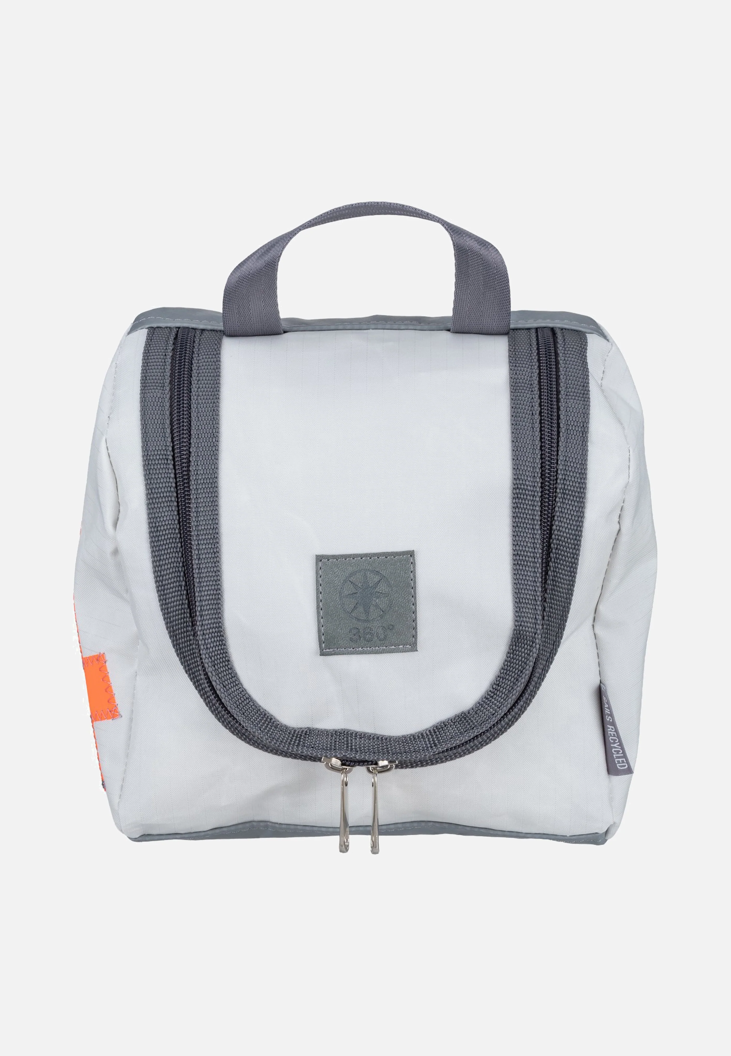 Matrose XL Weiss/Zahl Neonorange - Kulturbeutel - Image 3