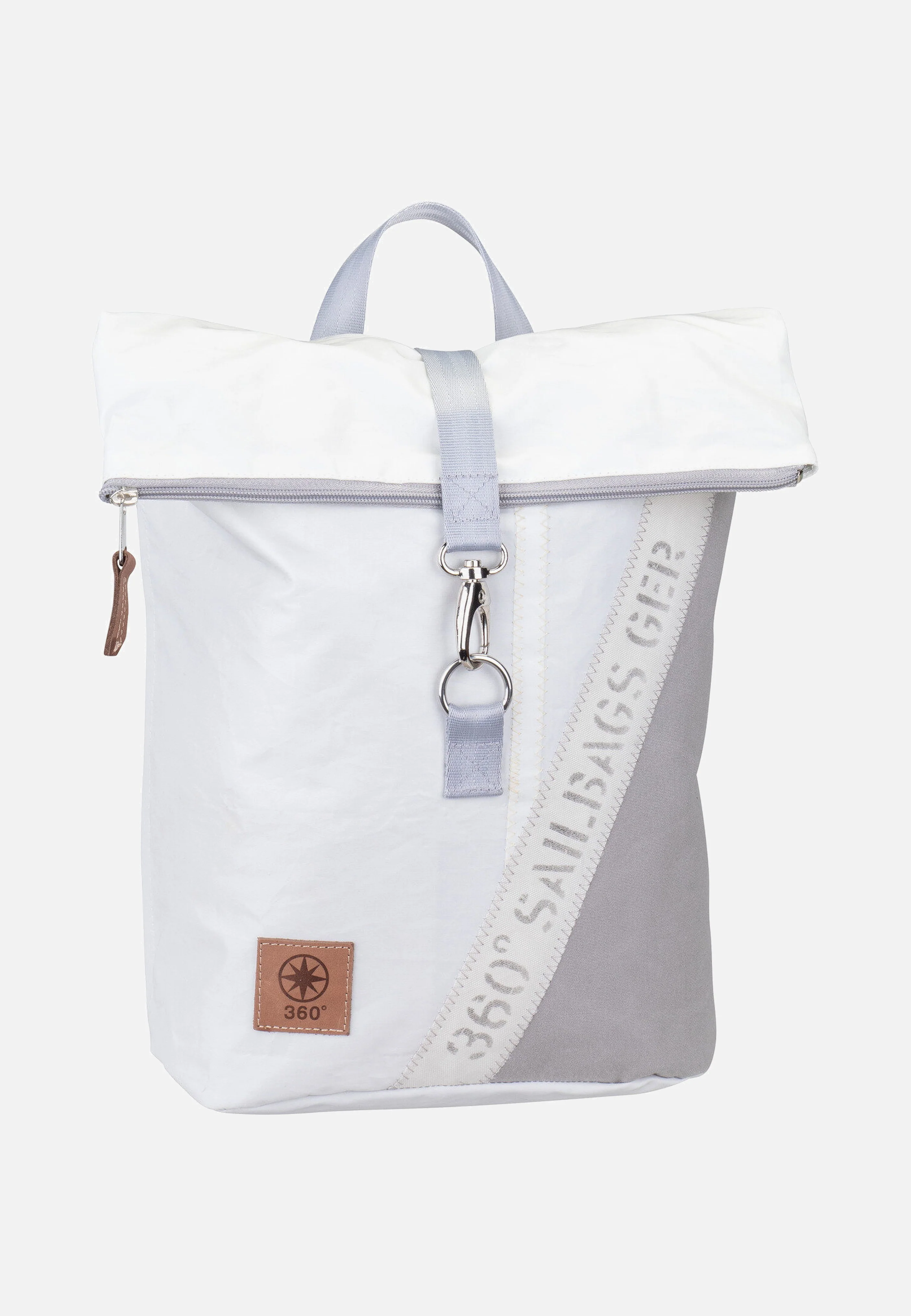 Möwe Stencil-Weiß/Grau - Rucksack