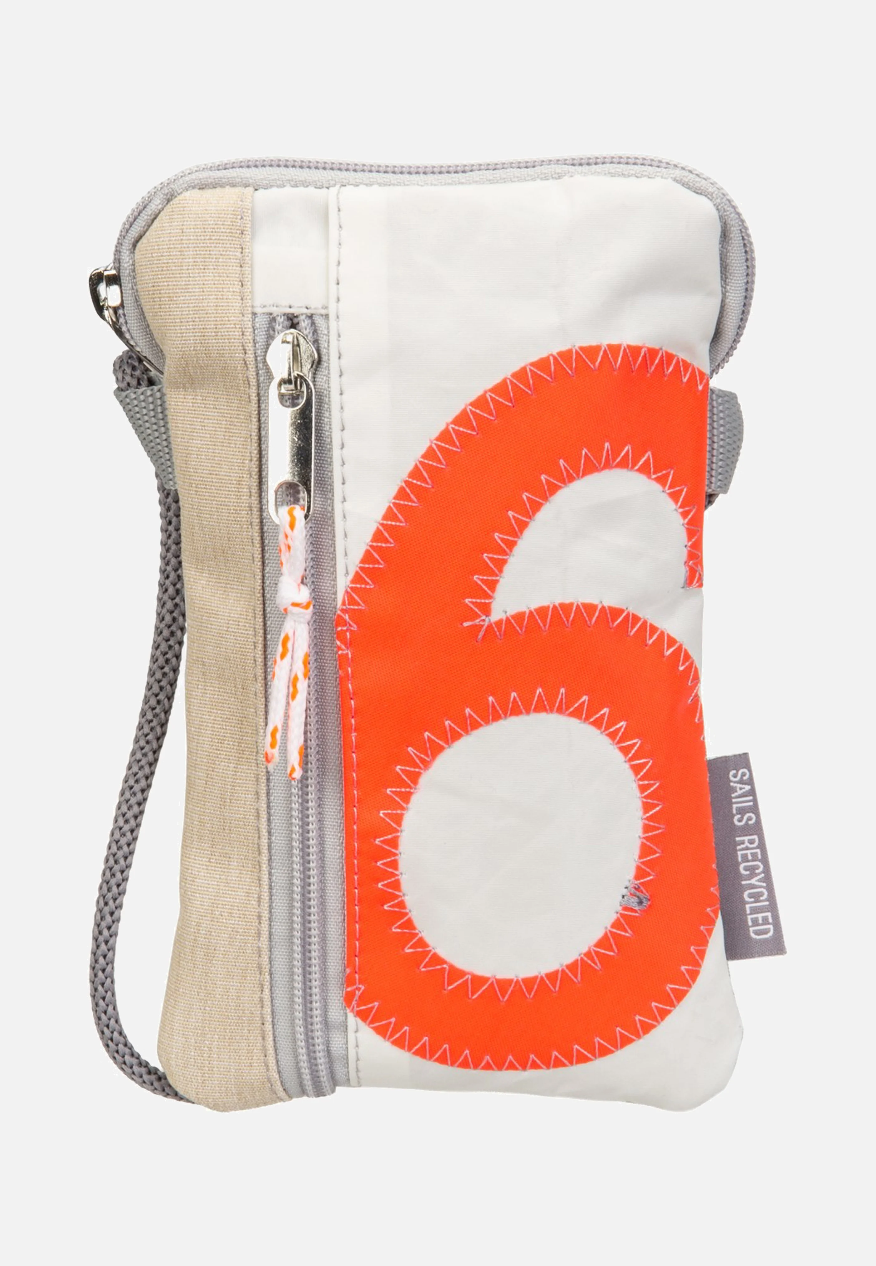 Nautik Lütt Weiss/Sand/Zahl Orange - Handytasche - Image 2