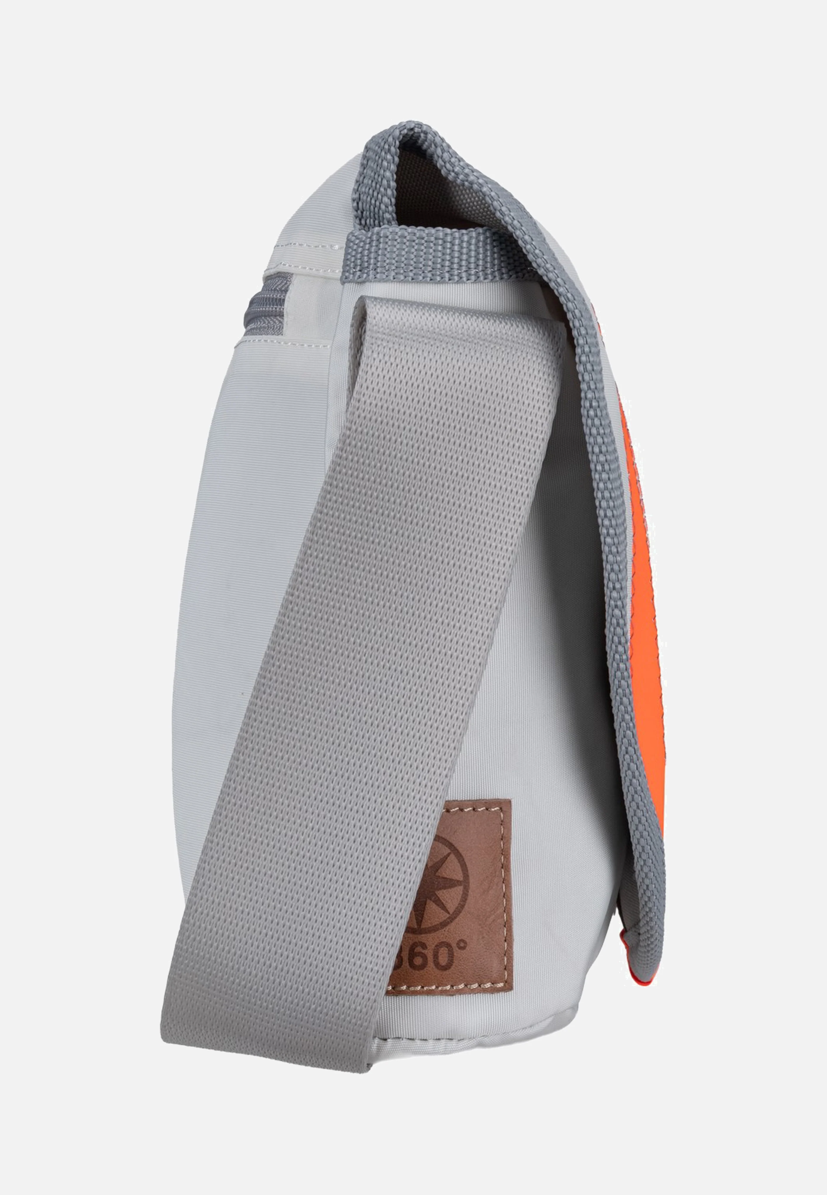 Perle Weiss/Sand/Zahl Orange - Messenger Bag - Image 3