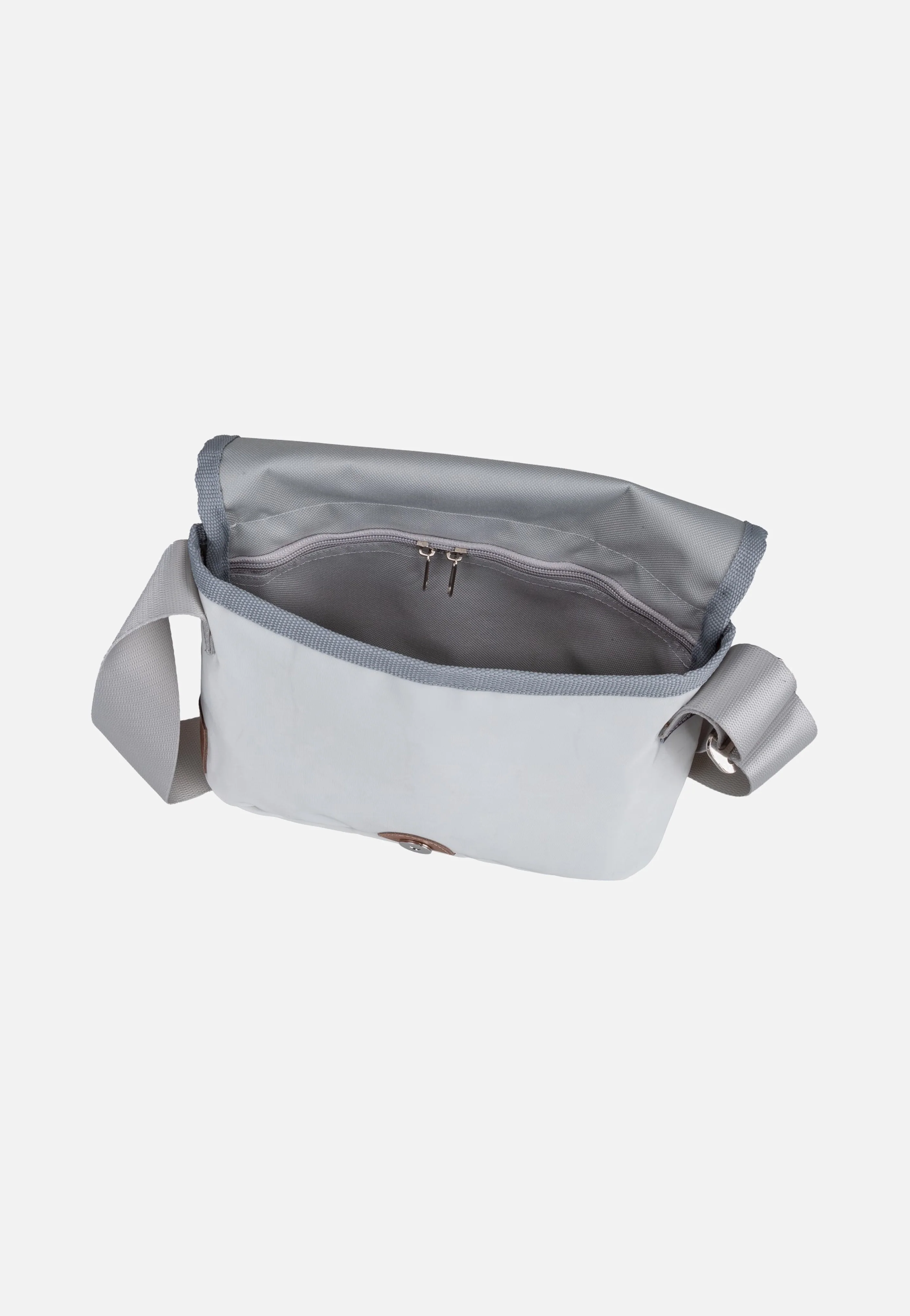 Perle Weiss/Sand/Zahl Orange - Messenger Bag - Image 5