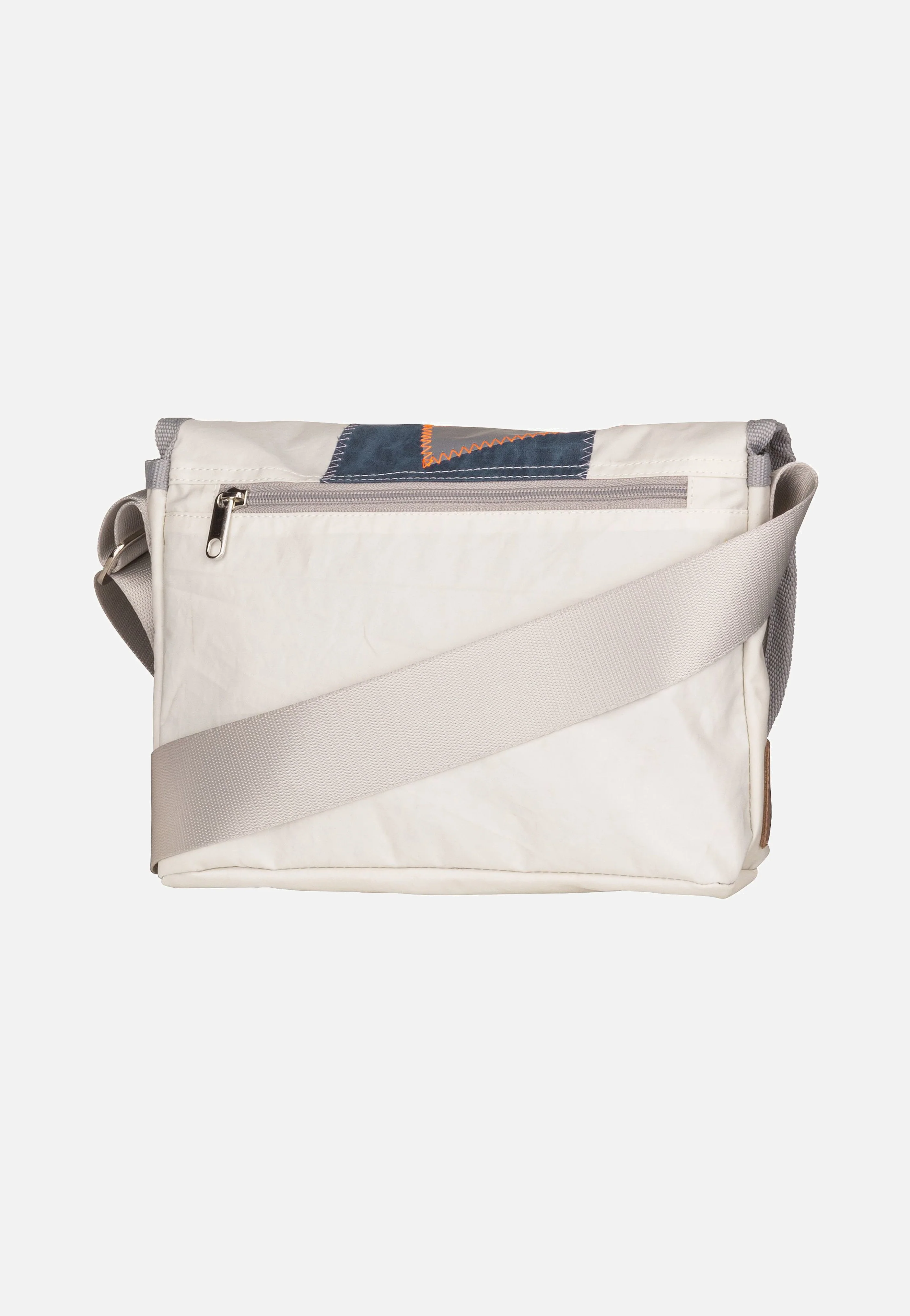Perle Weiß/Streifen Blau/Zahl Hellgr - Messenger Bag - Image 2