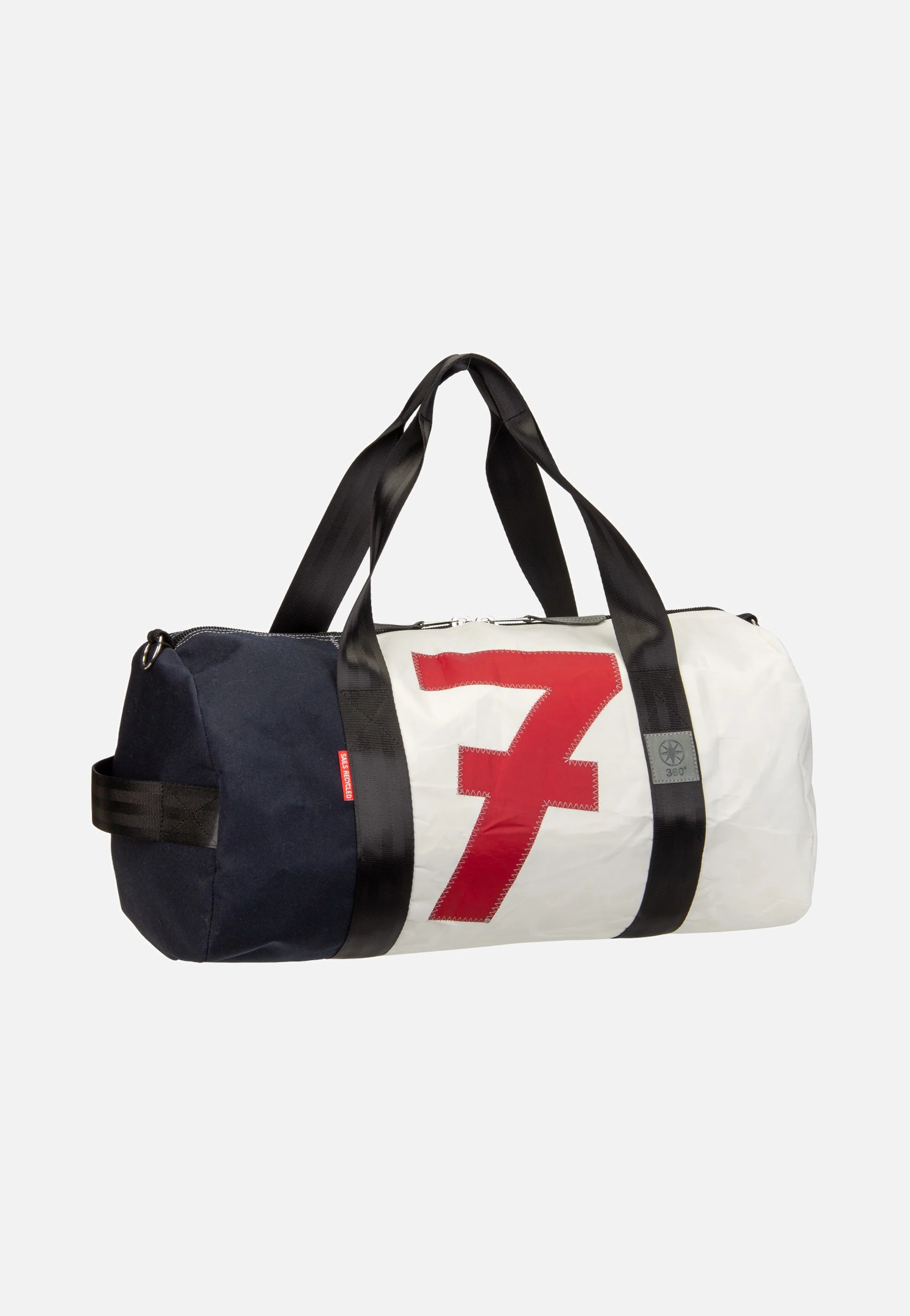 Pirat Weiss/Navy/Zahl Rot - Dufflebag - Image 2