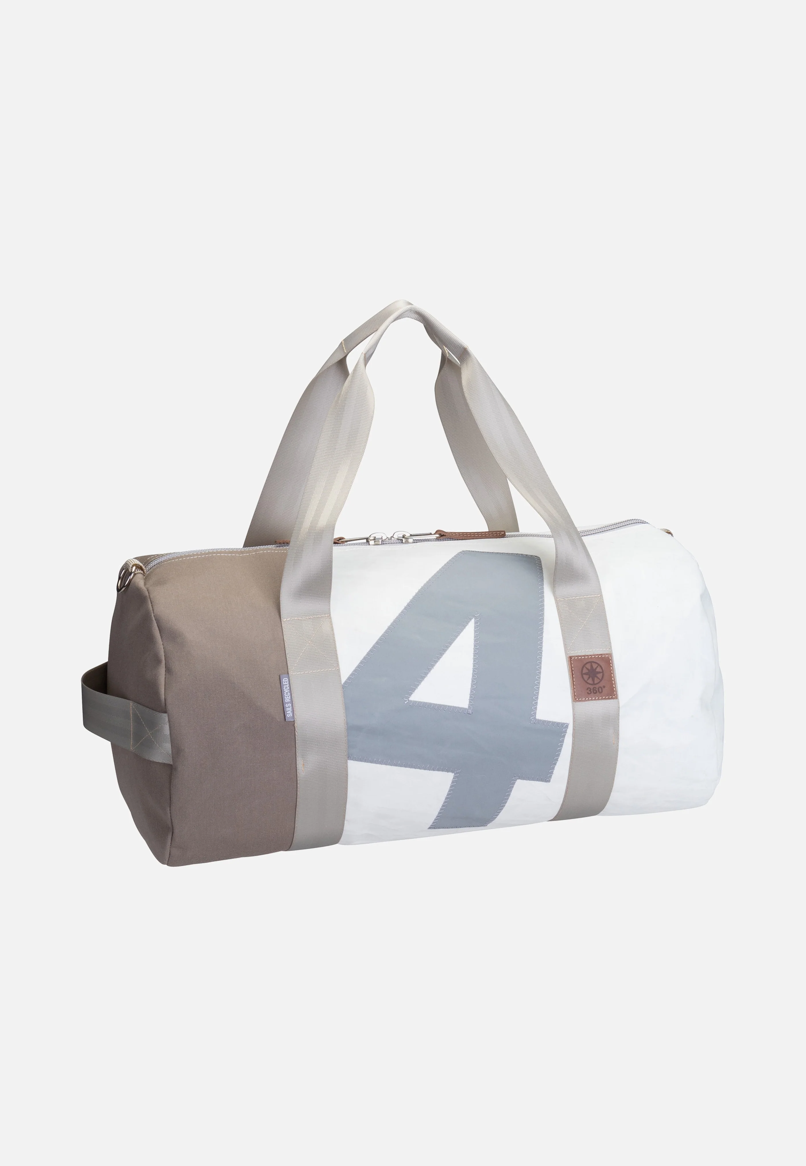 Pirat Weiß/Persenning Taupe/Grau/Bei - Dufflebag