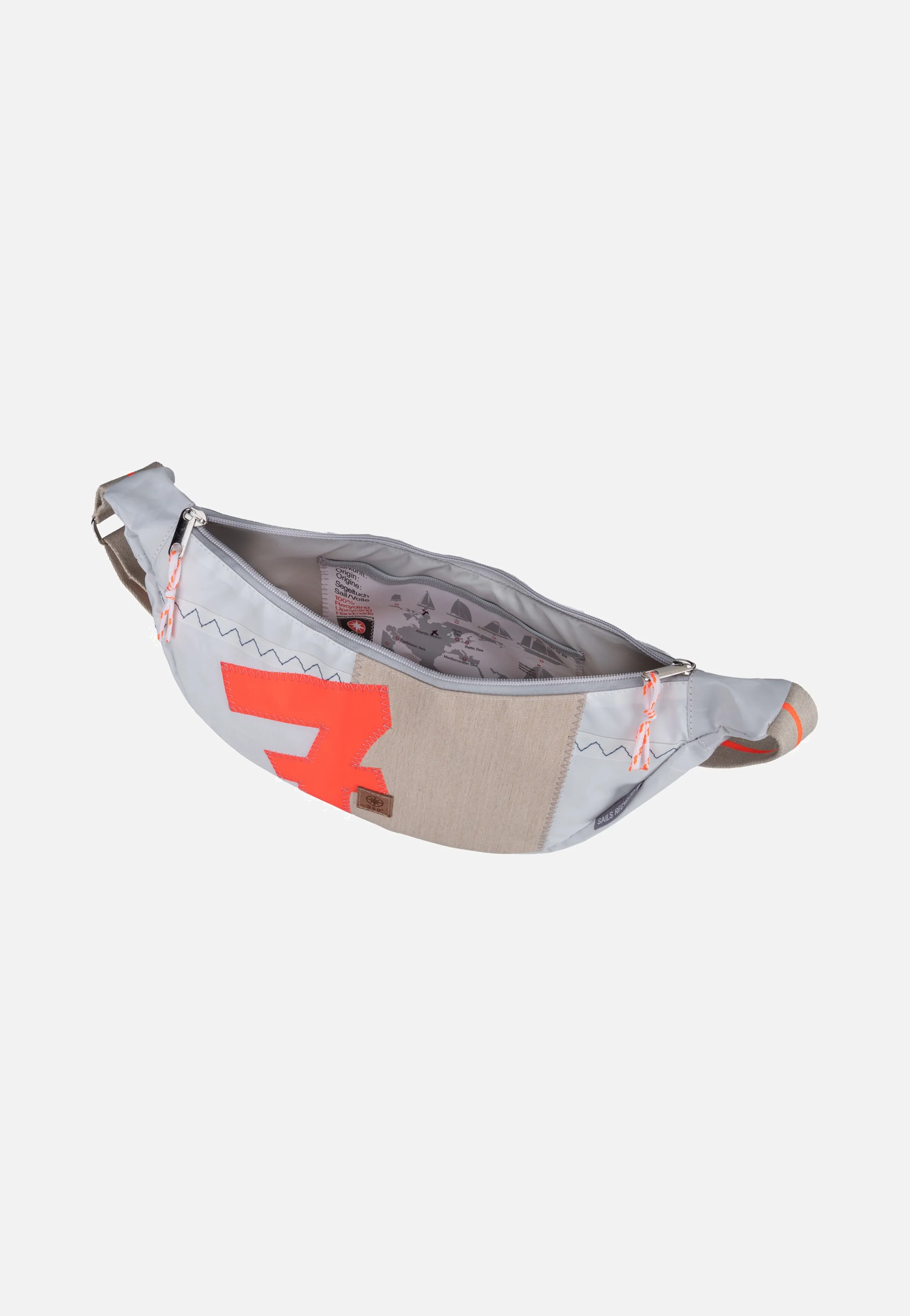 Roop Weiss/Sand/Zahl Orange - Sling Bag - Image 4