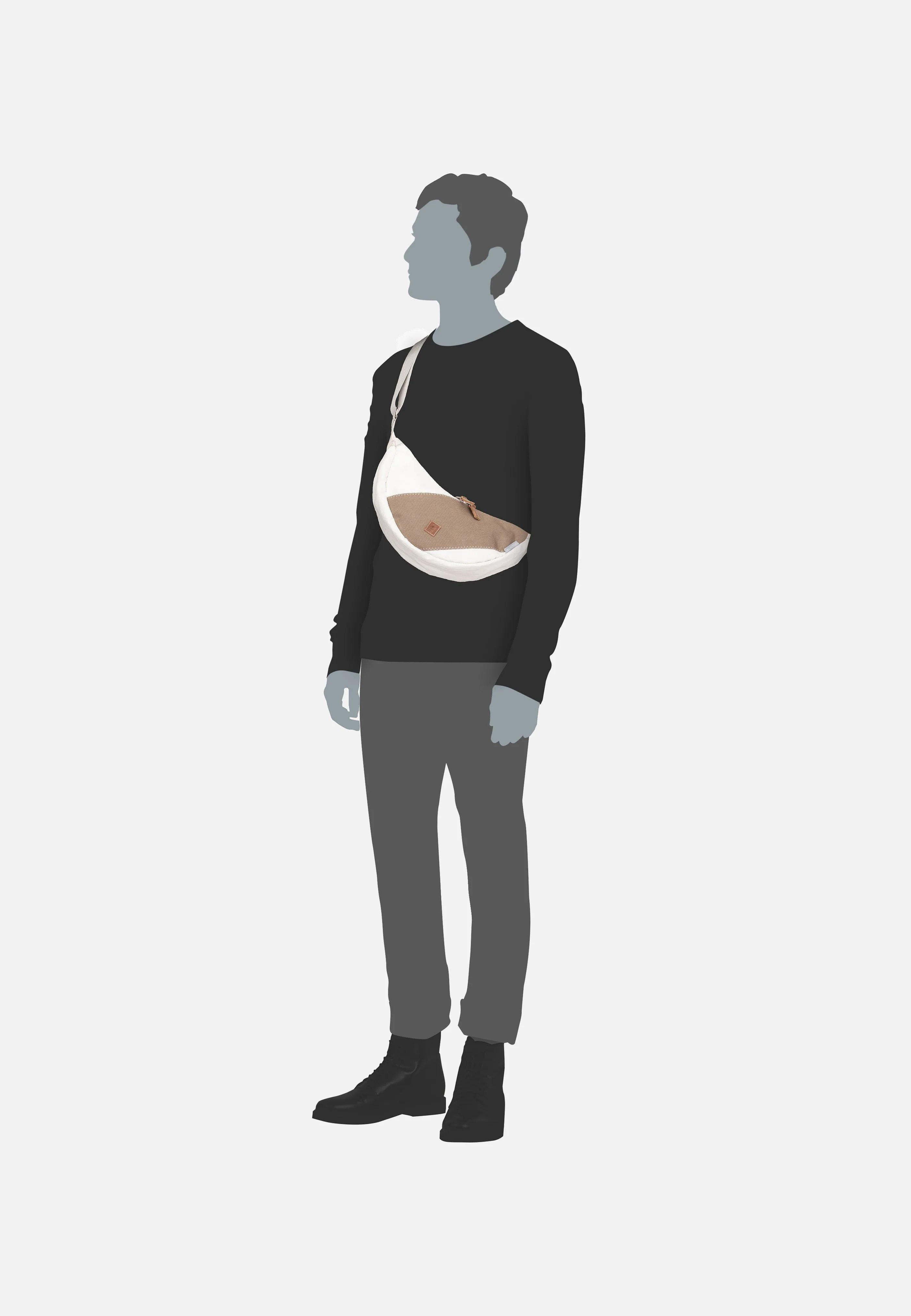 Roop Weiß/Taupe - Sling Bag - Image 5