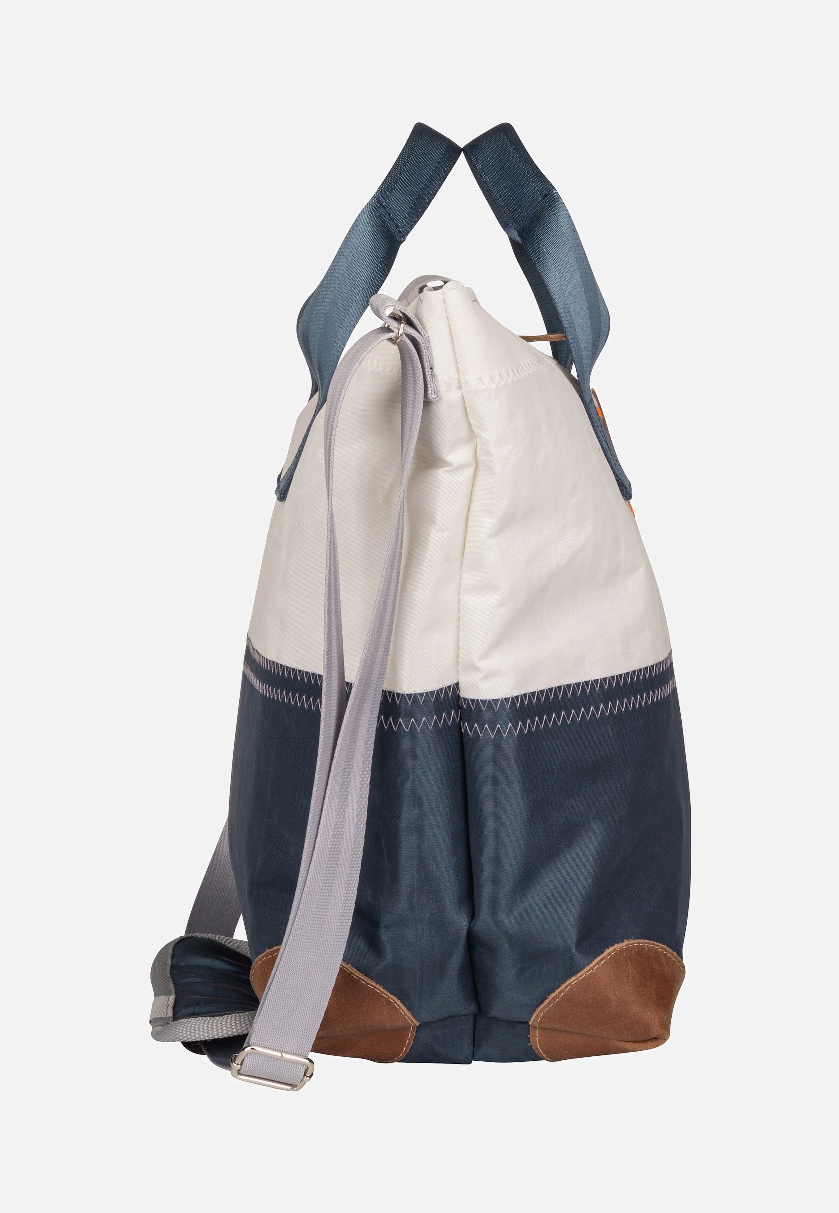 Suutje Weiß/Balken Blau/Zahl Hellgrau - Crossbody Bag - Image 4