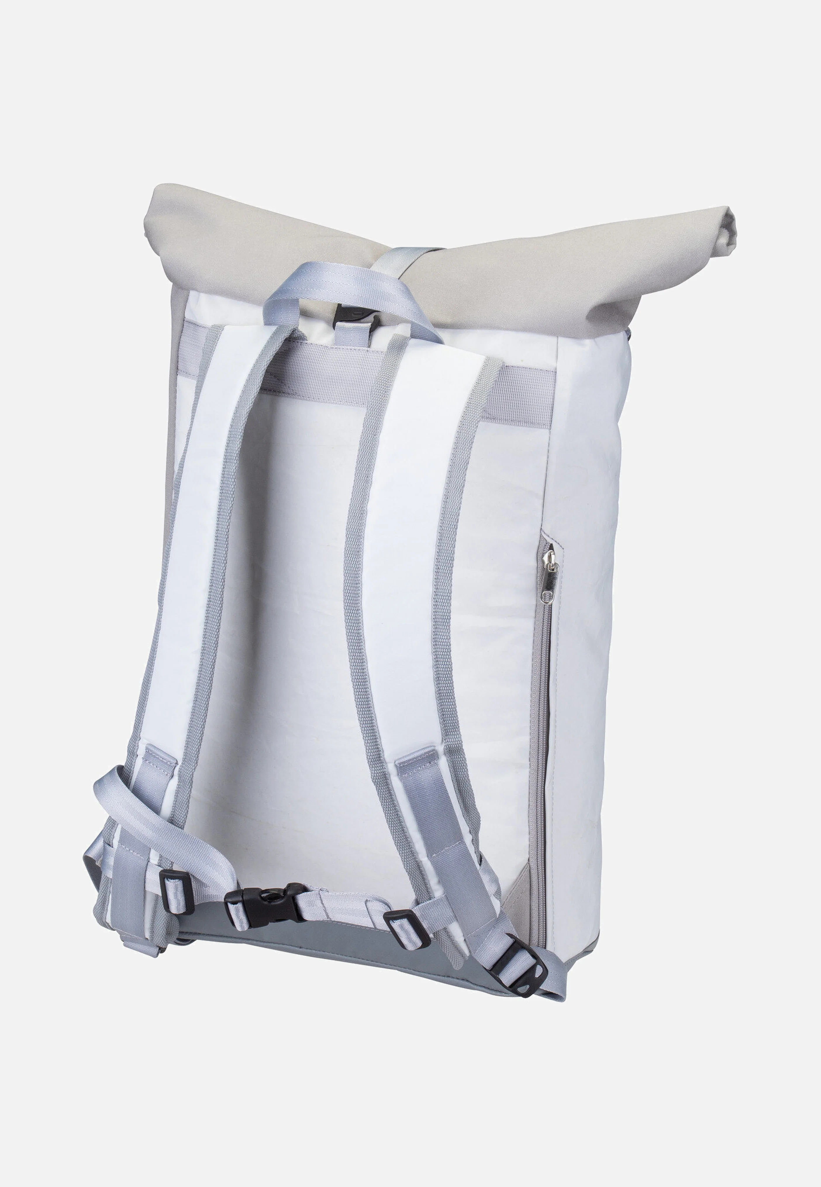 Tide Stencil-Weiß/Grau - Rolltop Rucksack - Image 2
