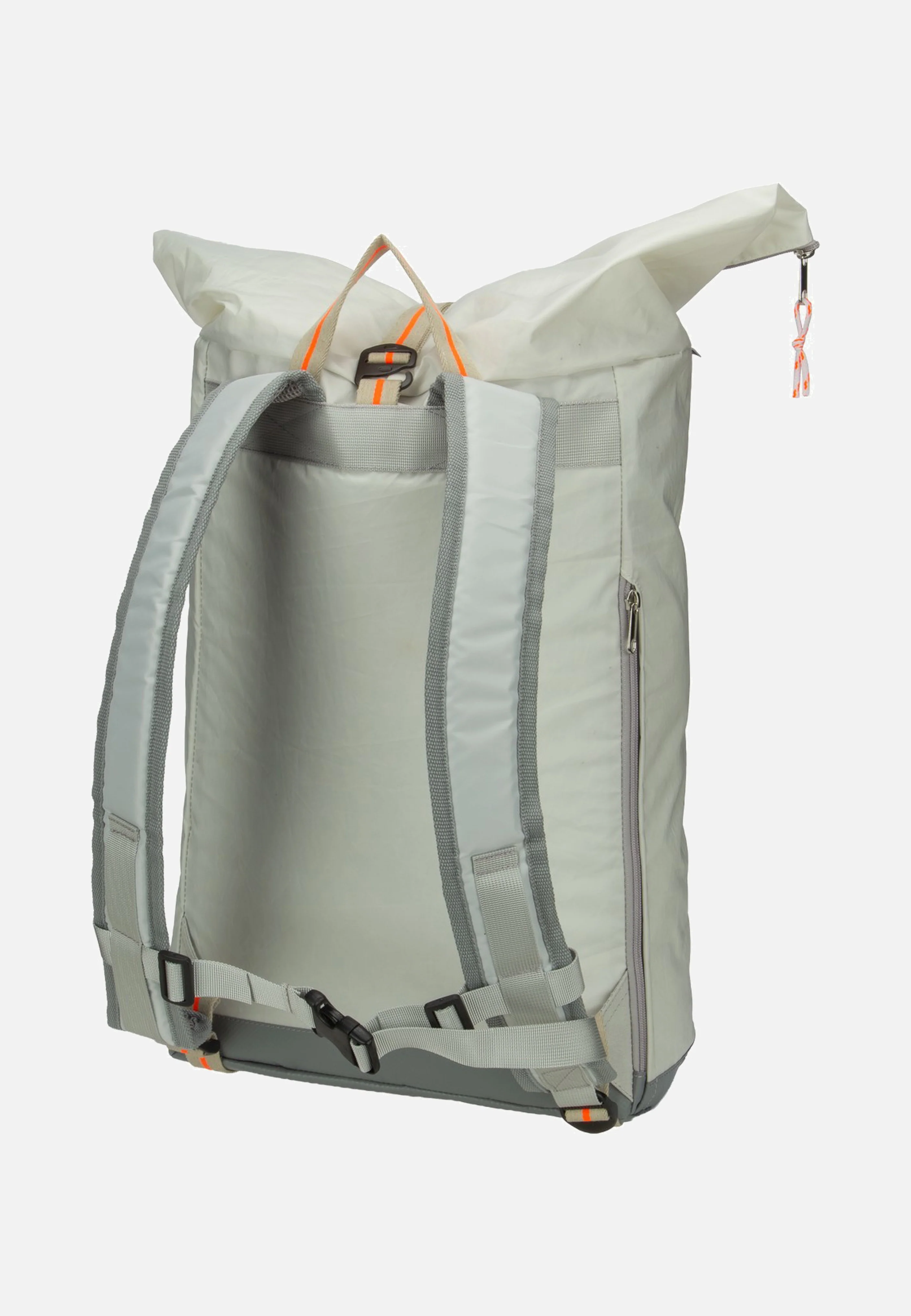 Tide XL Weiss/Sand/Zahl Orange - Rolltop Rucksack - Image 4