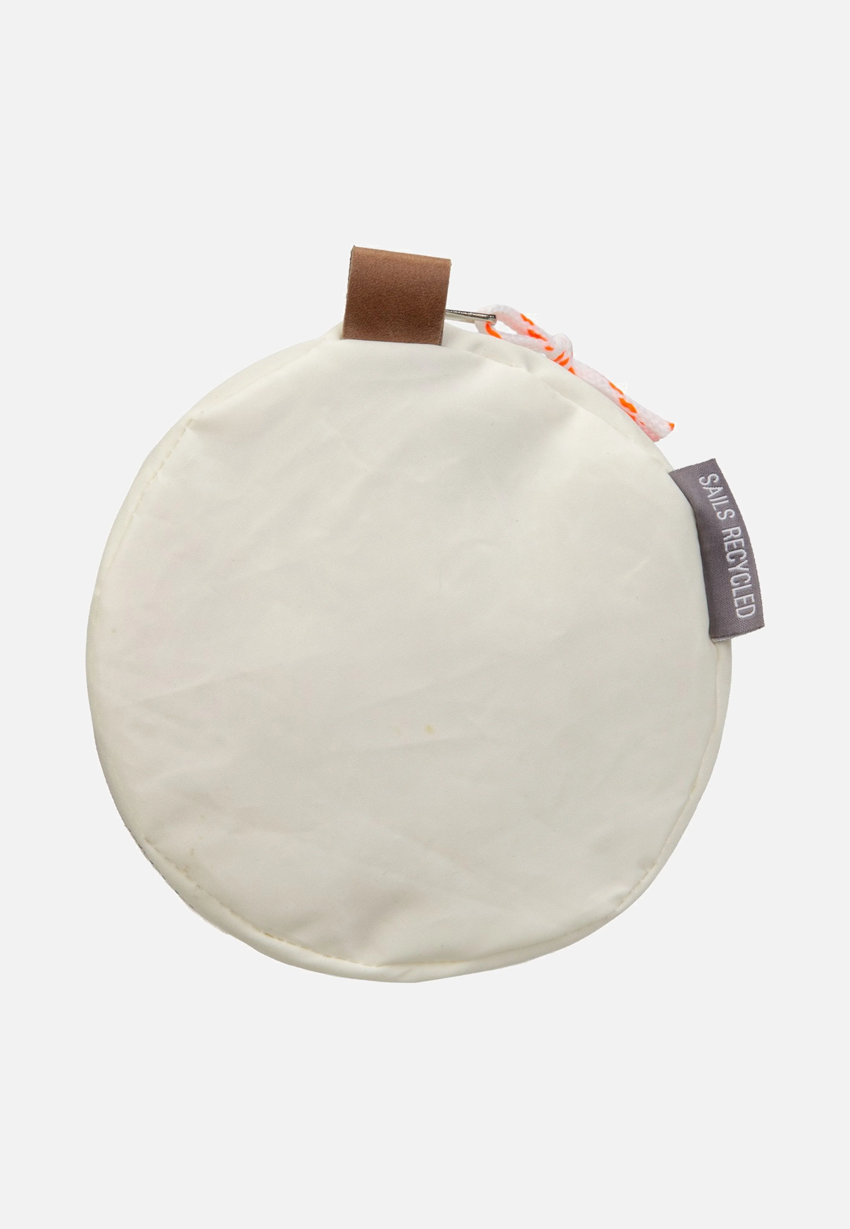 Tonne Weiß/Sand Segel Orange - Kulturbeutel - Image 3
