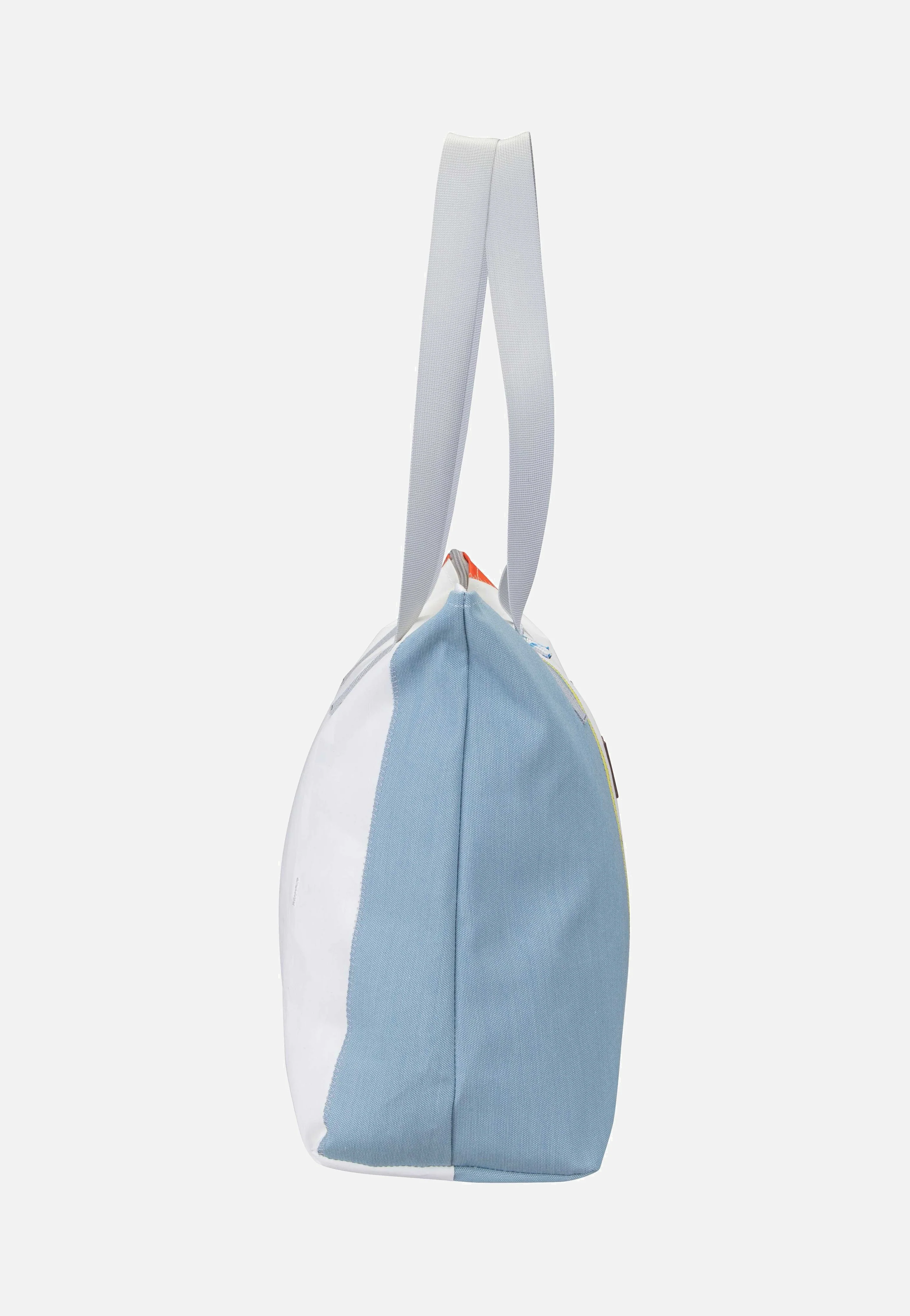 Welle Weel-Weiß/Hellblau/Orange/Gelb - Shopper - Image 4