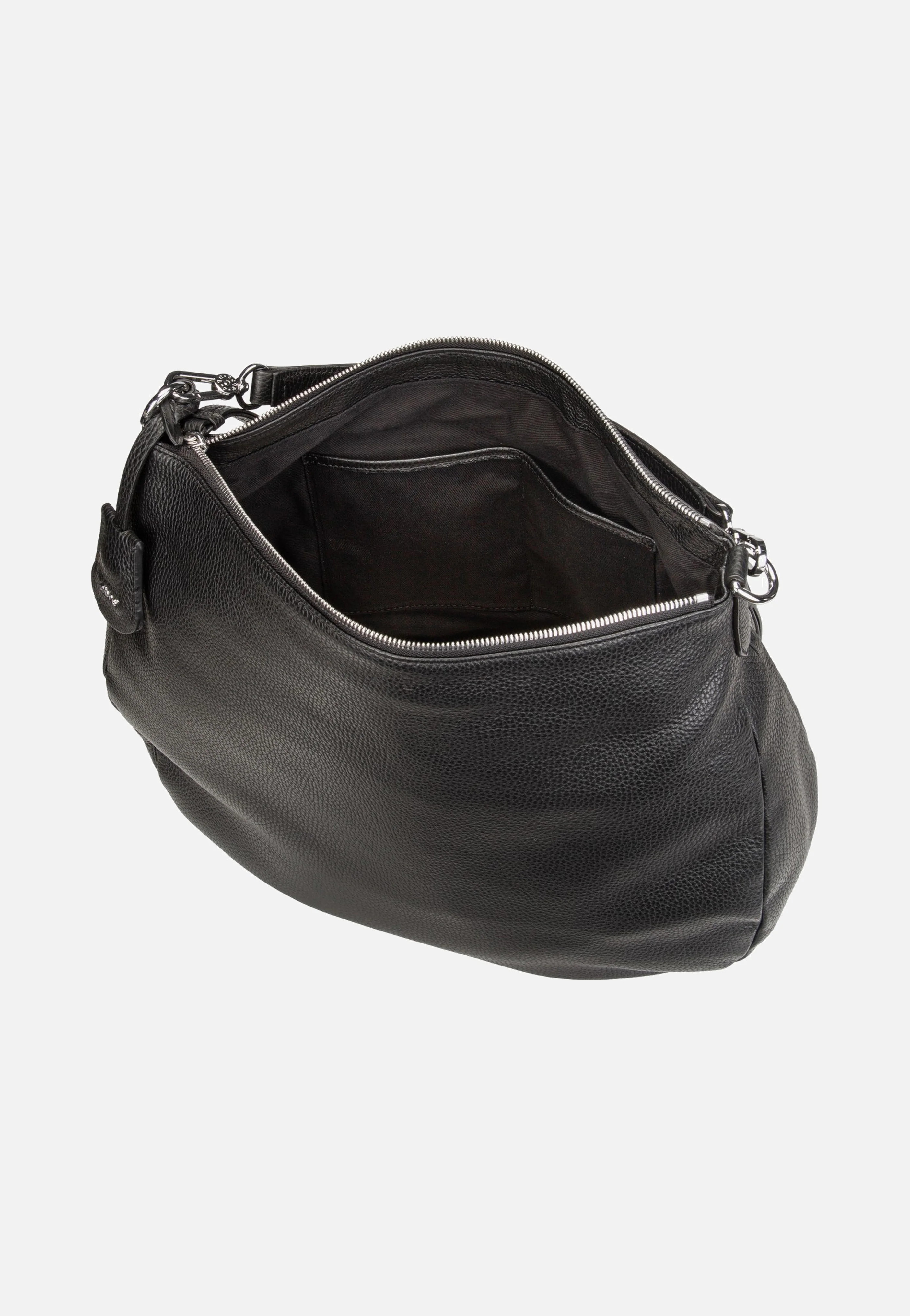 Juna Big Black/Nickel - Hobo Bag - Image 6