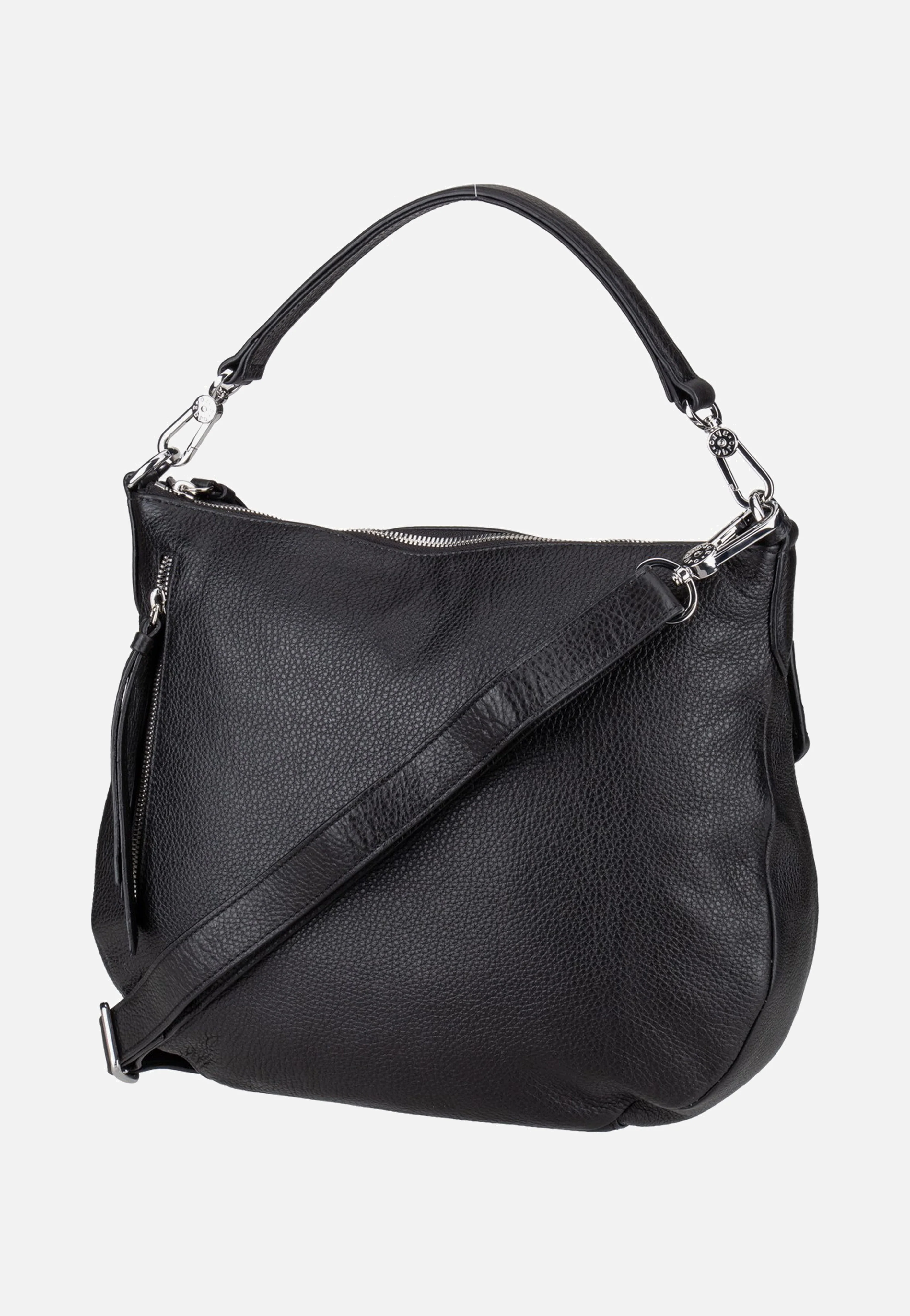 Juna Small Black/Nickel - Hobo Bag - Image 3