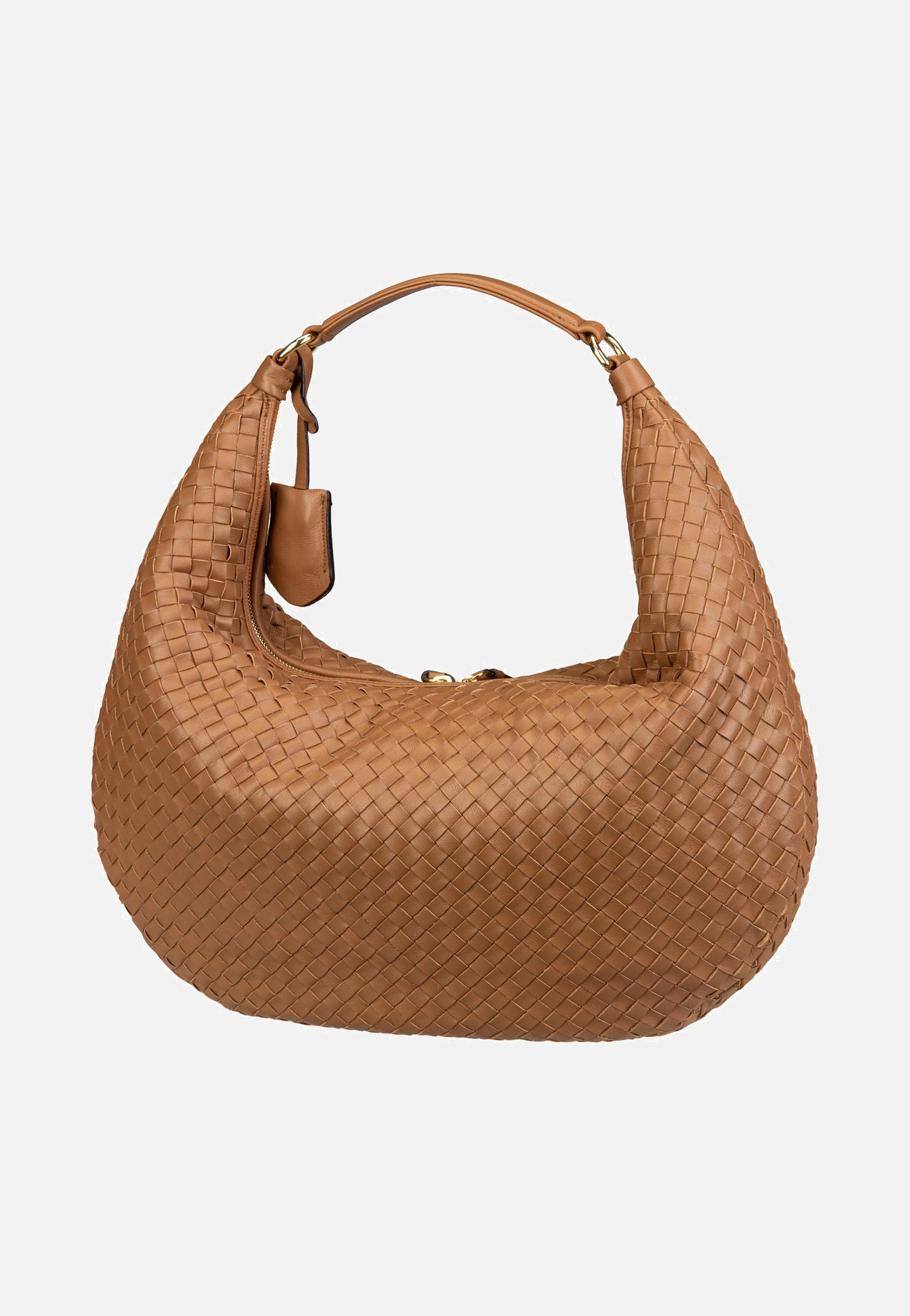 Nana Piuma Weaving Cuoio - Hobo Bag - Image 3