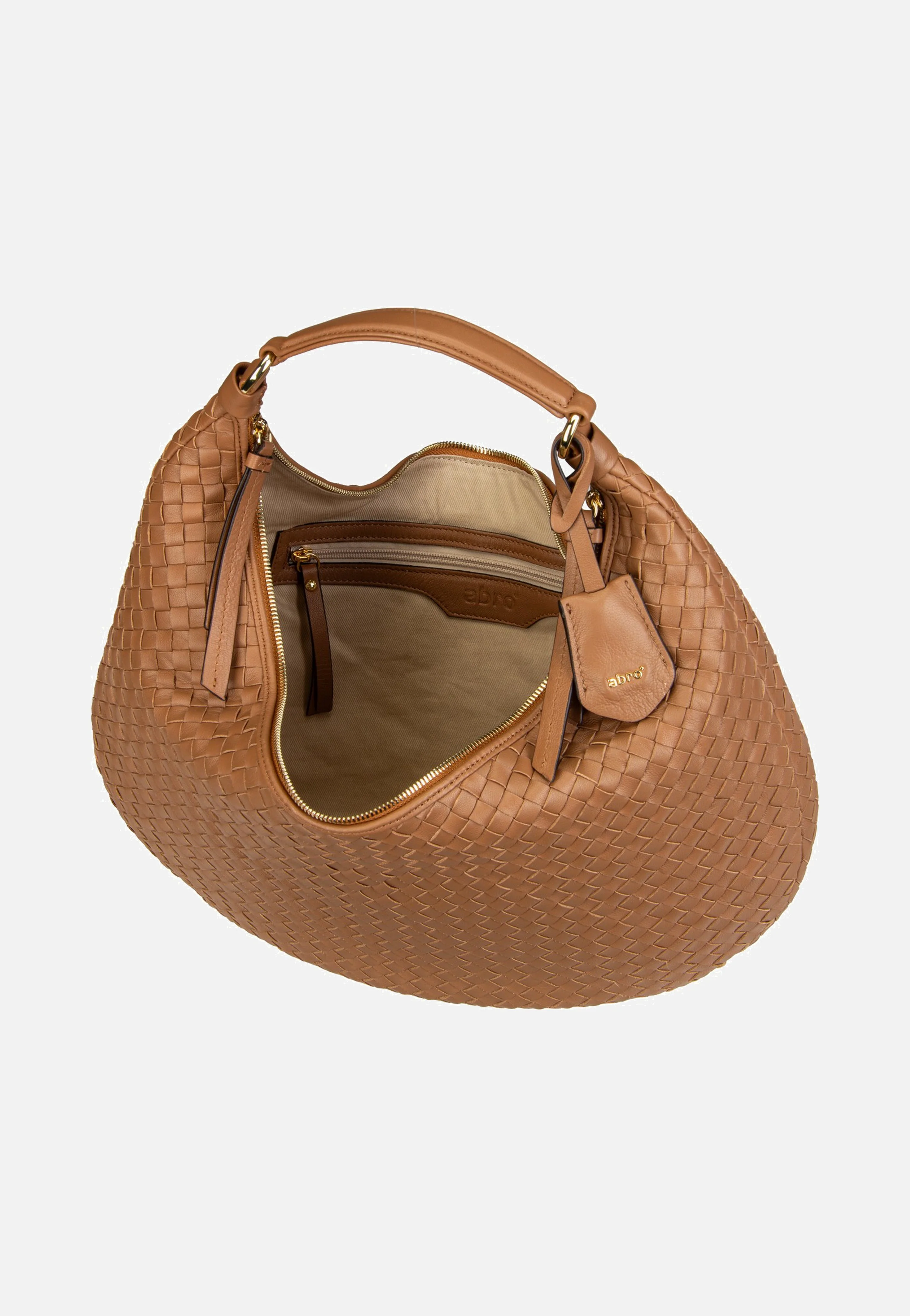 Nana Piuma Weaving Cuoio - Hobo Bag - Image 5