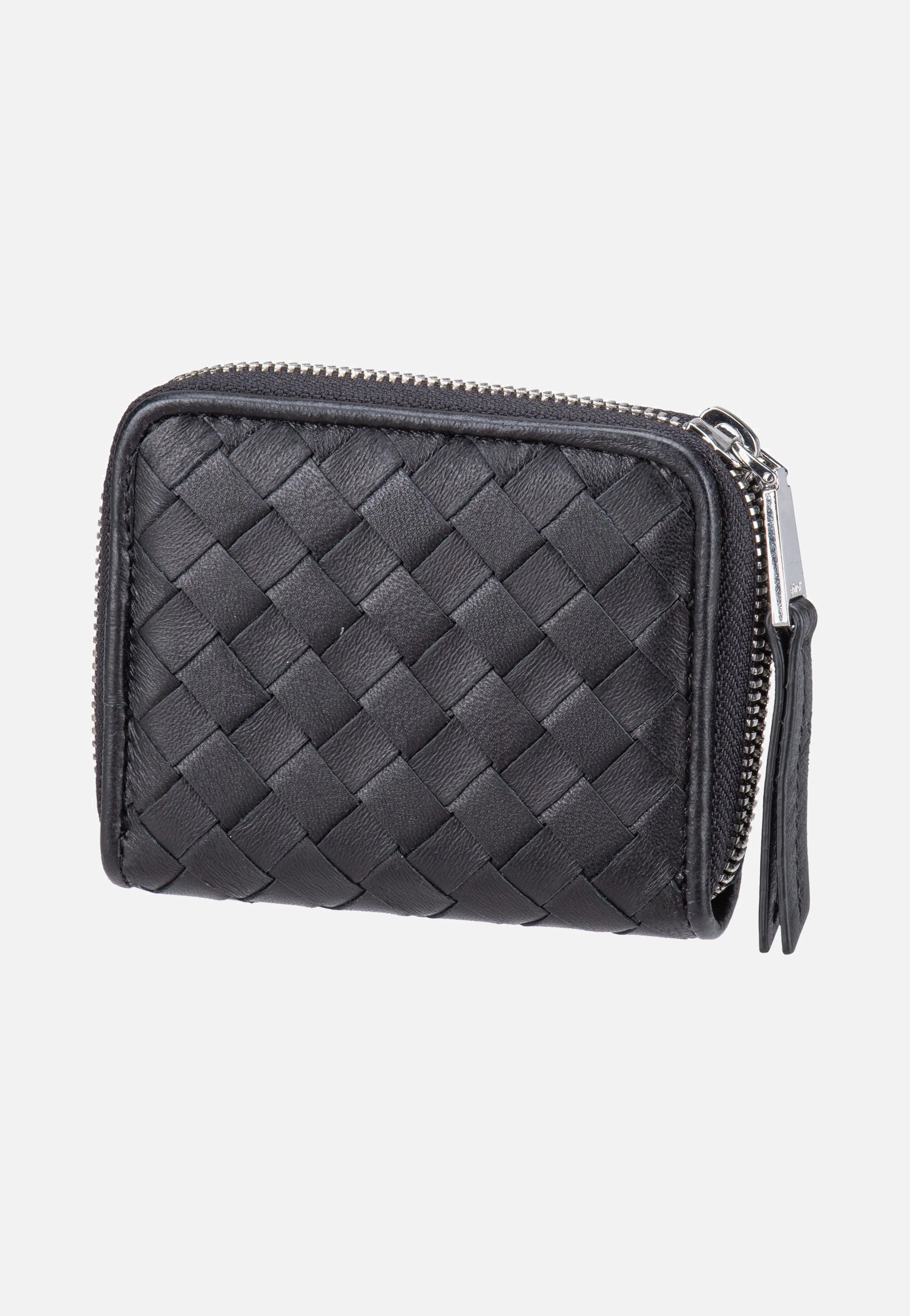 Piuma Weaving Mini Wallet Black/Nickel - Portemonnaie - Image 3