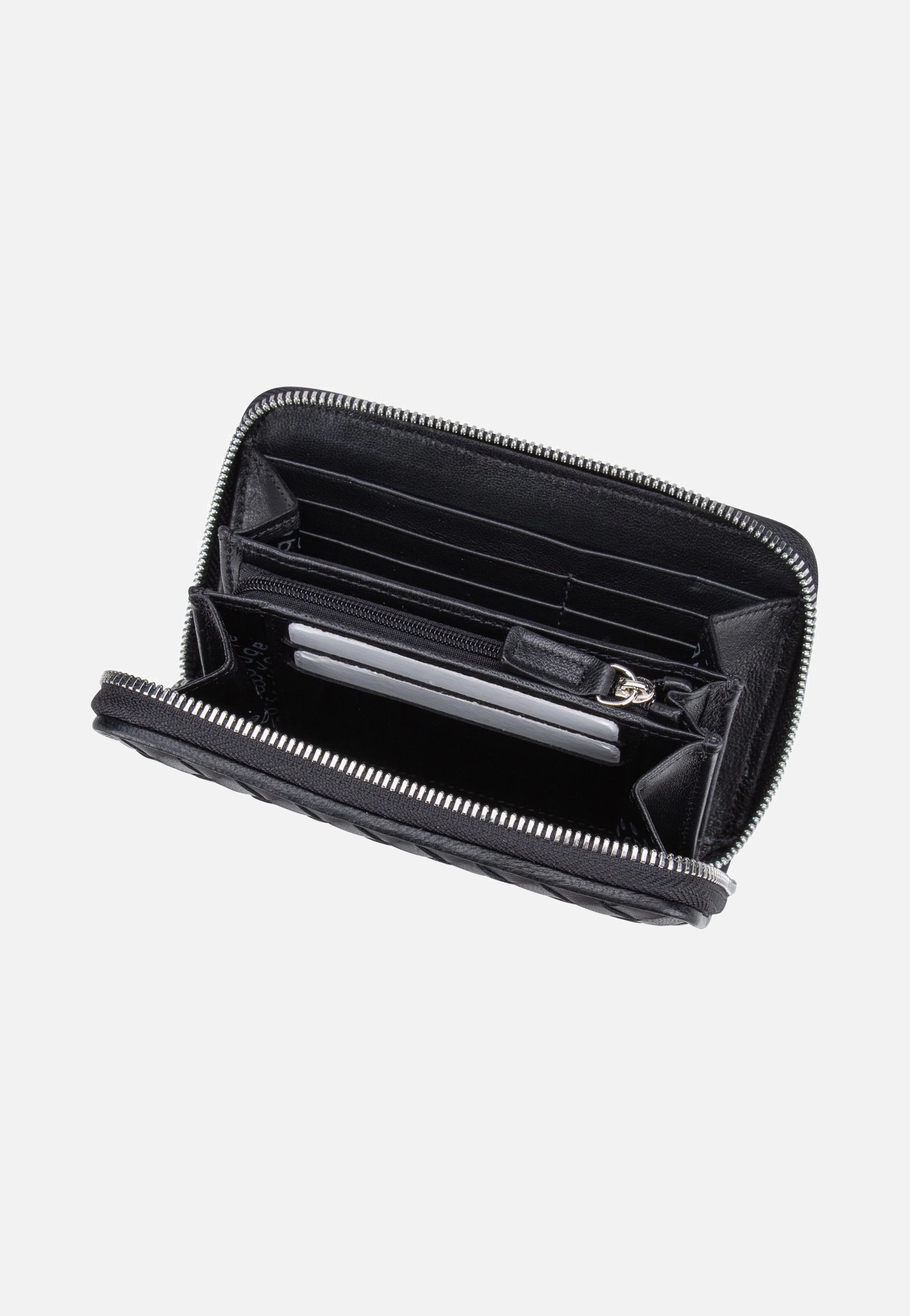 Piuma Weaving Wallet Black/Nickel - Portemonnaie - Image 6