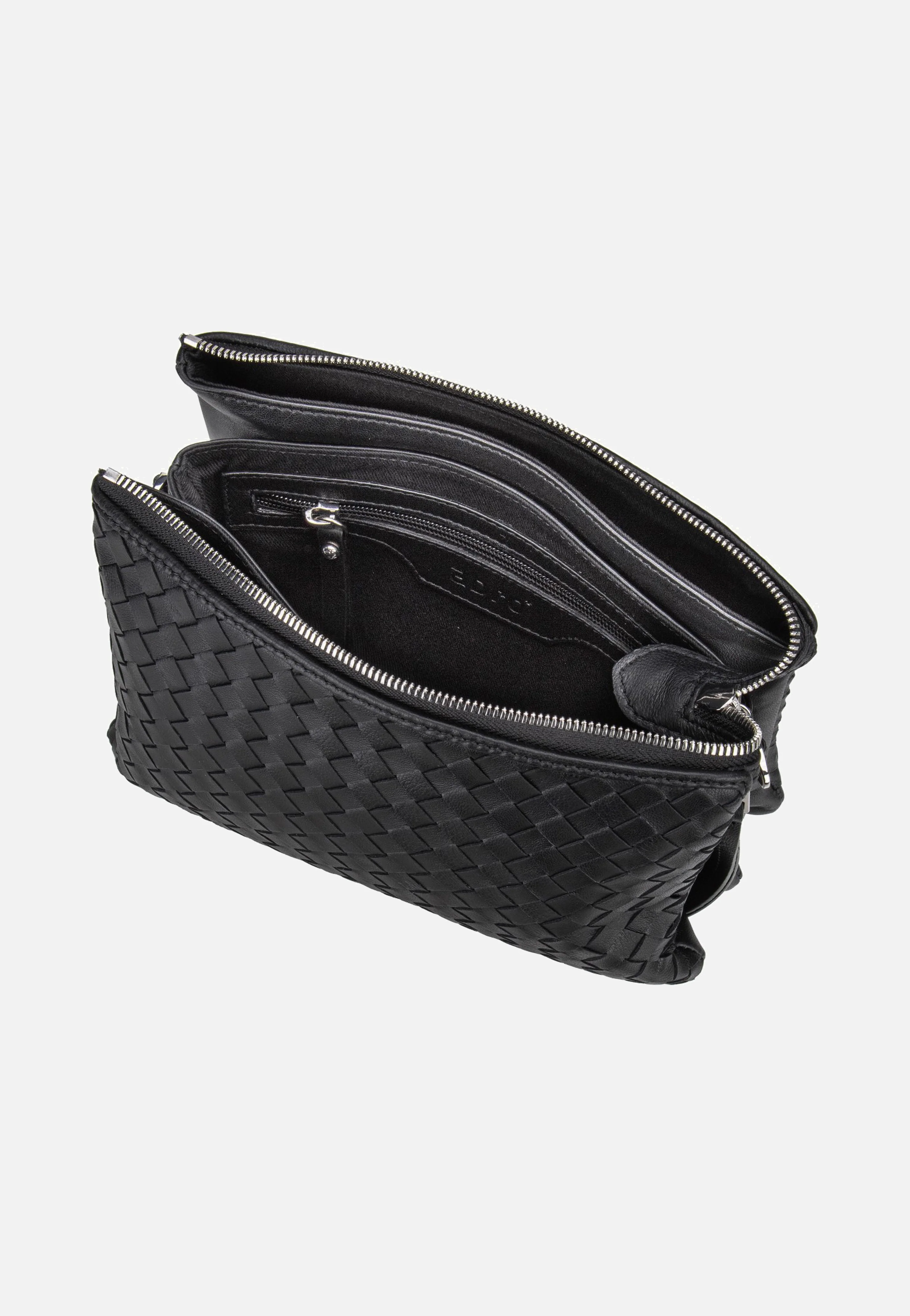 Threefold Piuma Weaving Black/Nickel - Crossbody Bag - Image 5