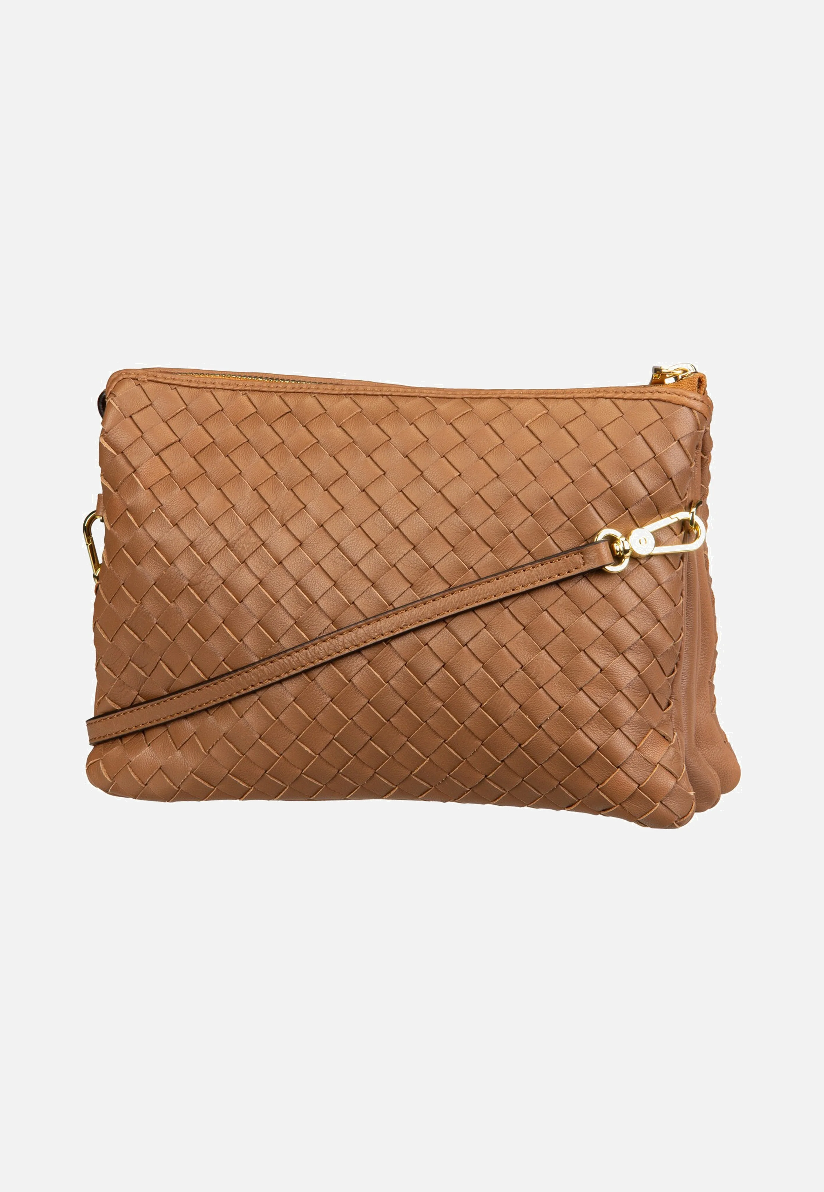 Threefold Piuma Weaving Cuoio - Crossbody Bag - Image 3