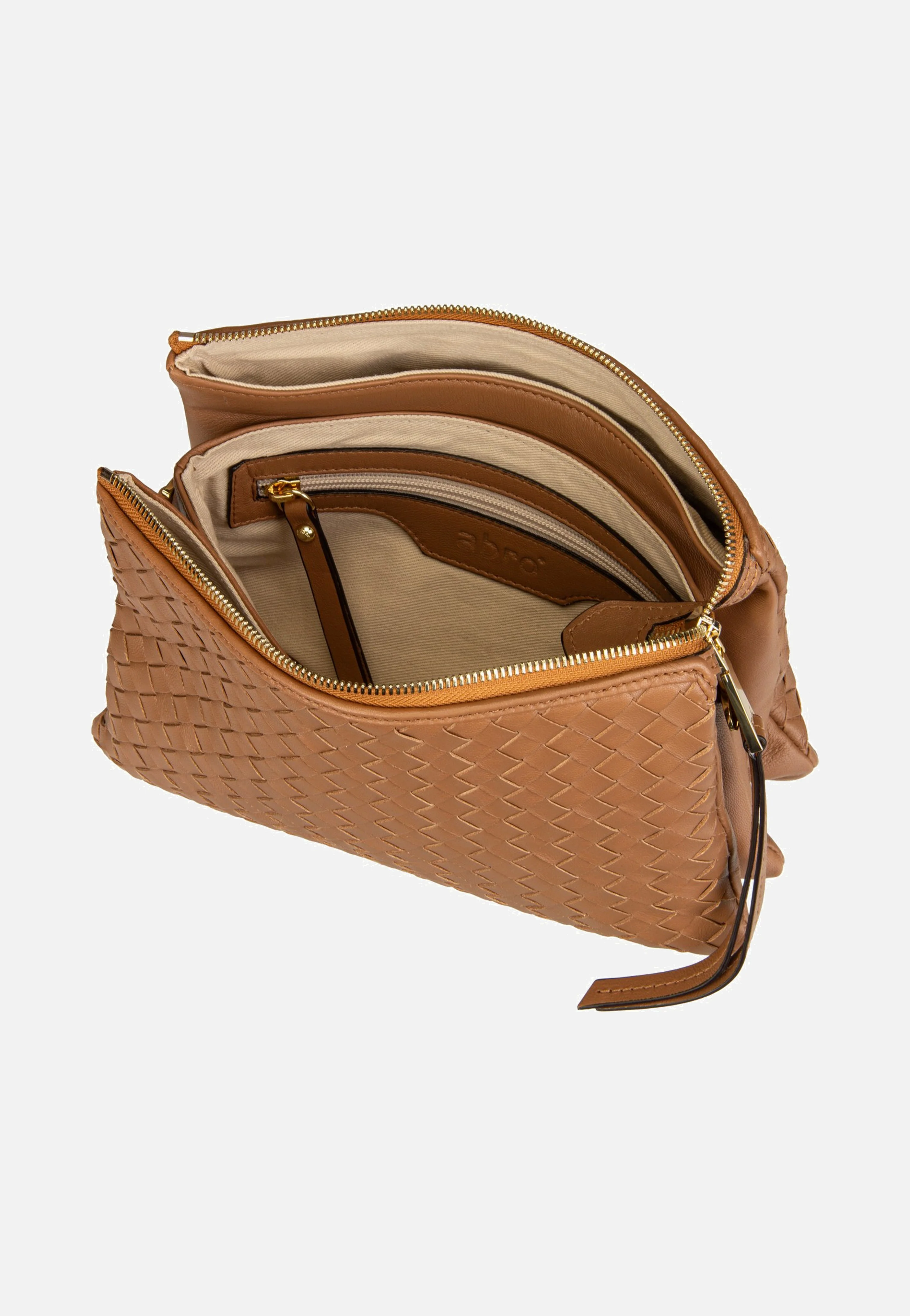 Threefold Piuma Weaving Cuoio - Crossbody Bag - Image 6