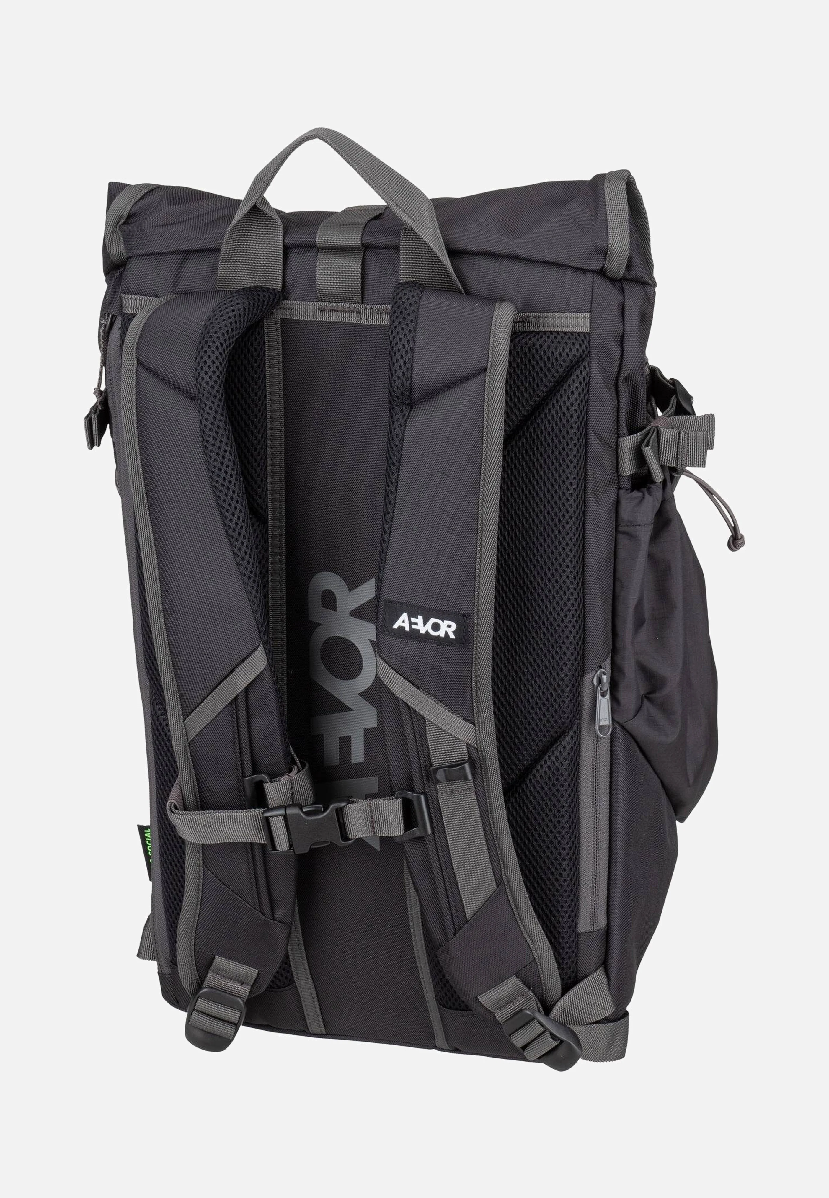 Roll Pack Black Charcoal - Rucksack - Image 2