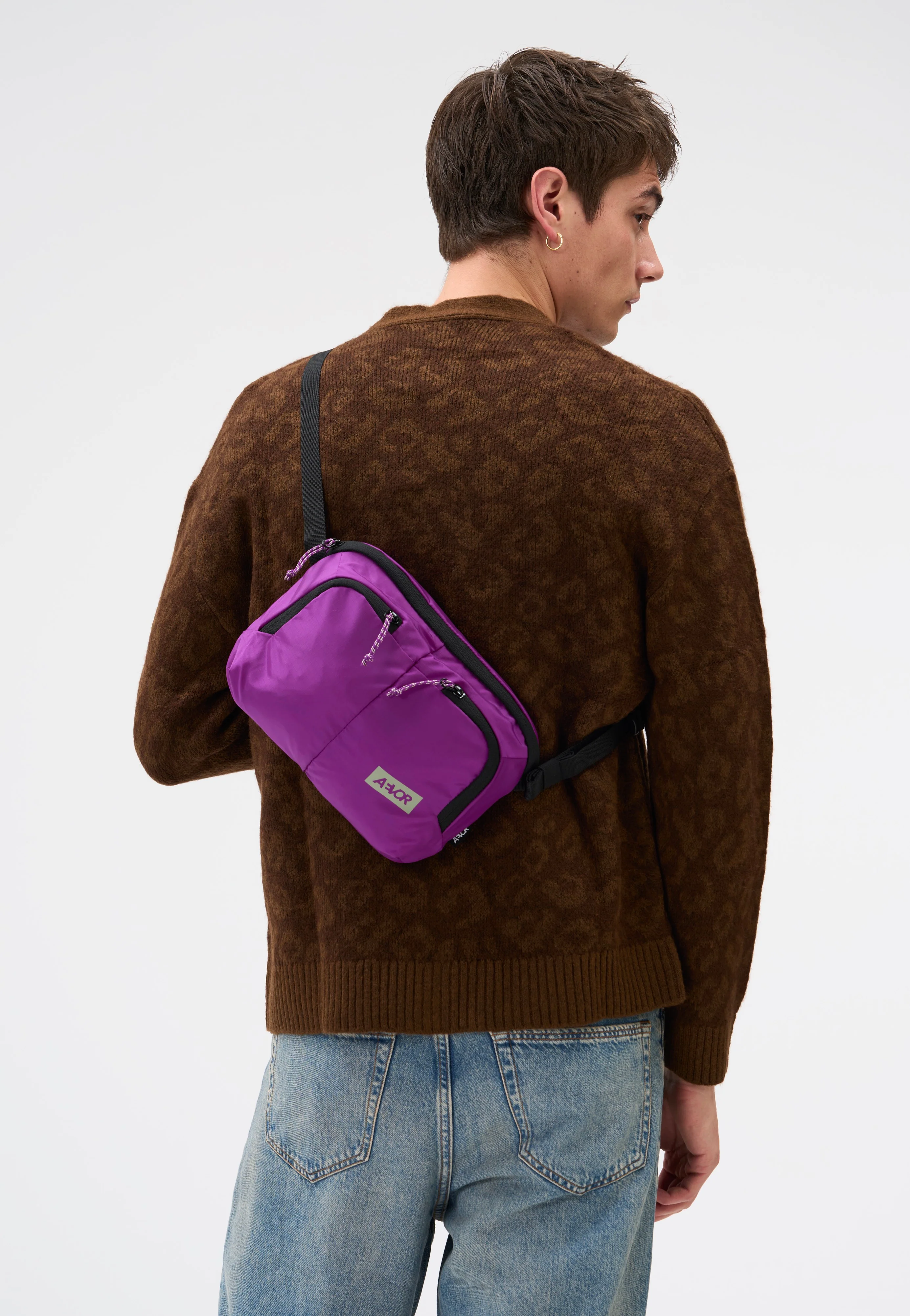 Sacoche Bag Ripstop Electric Fuchsia - Crossbody Bag - Image 4