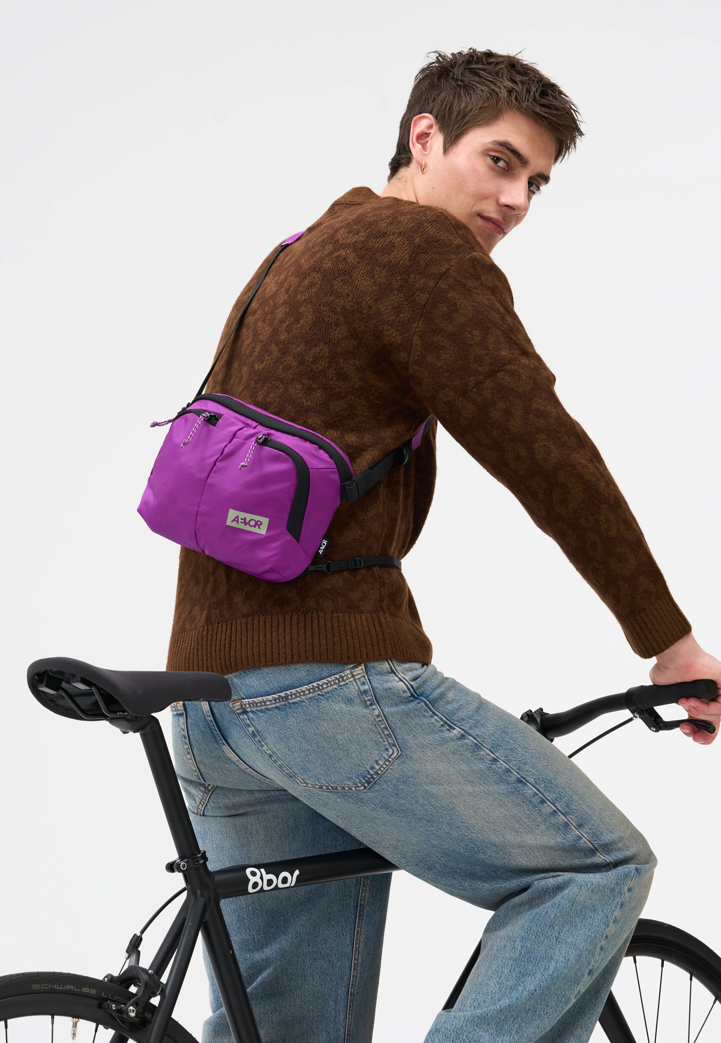 Sacoche Bag Ripstop Electric Fuchsia - Crossbody Bag - Image 6