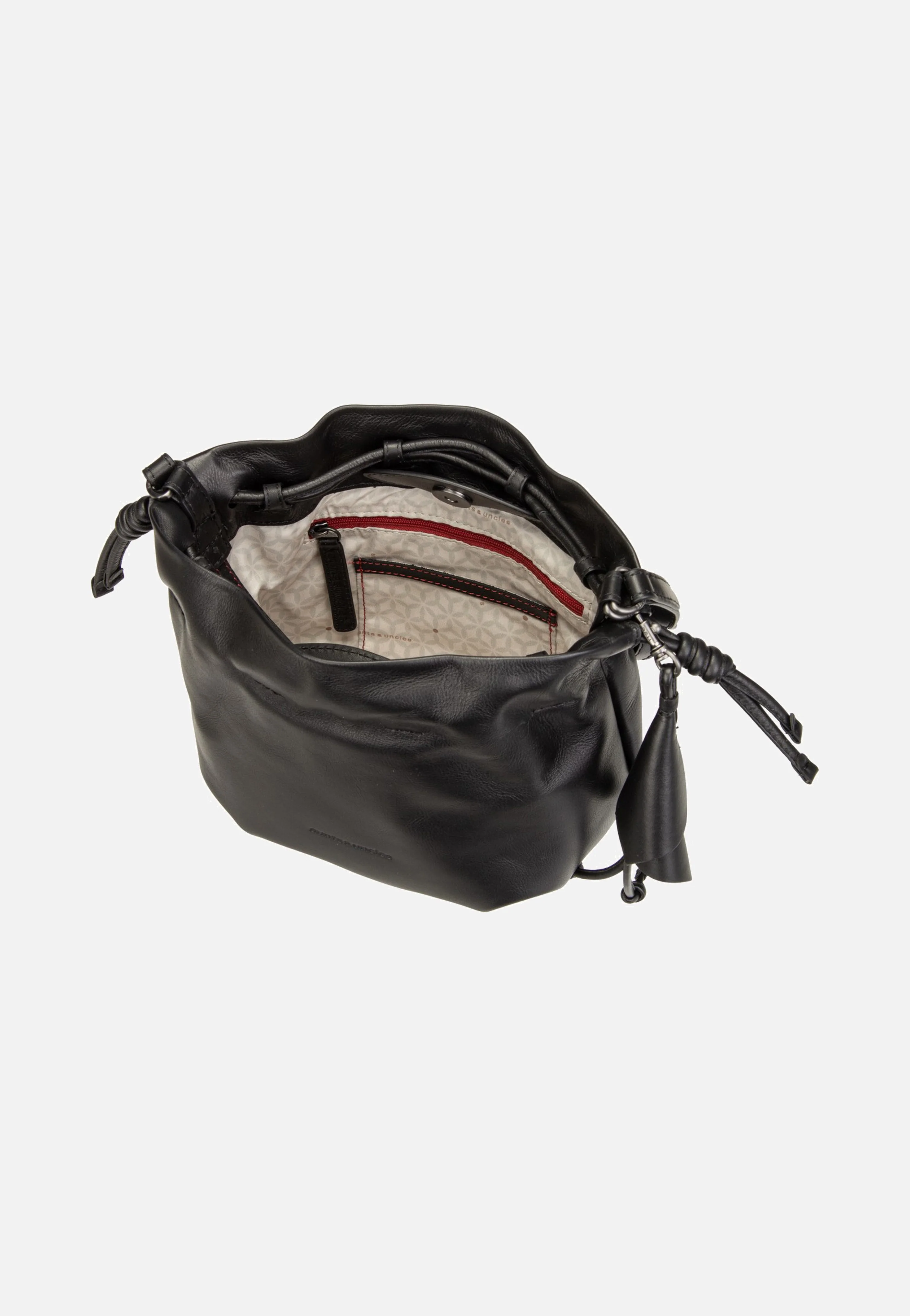 Fleur Jet Black  - Bucket Bag - Image 4