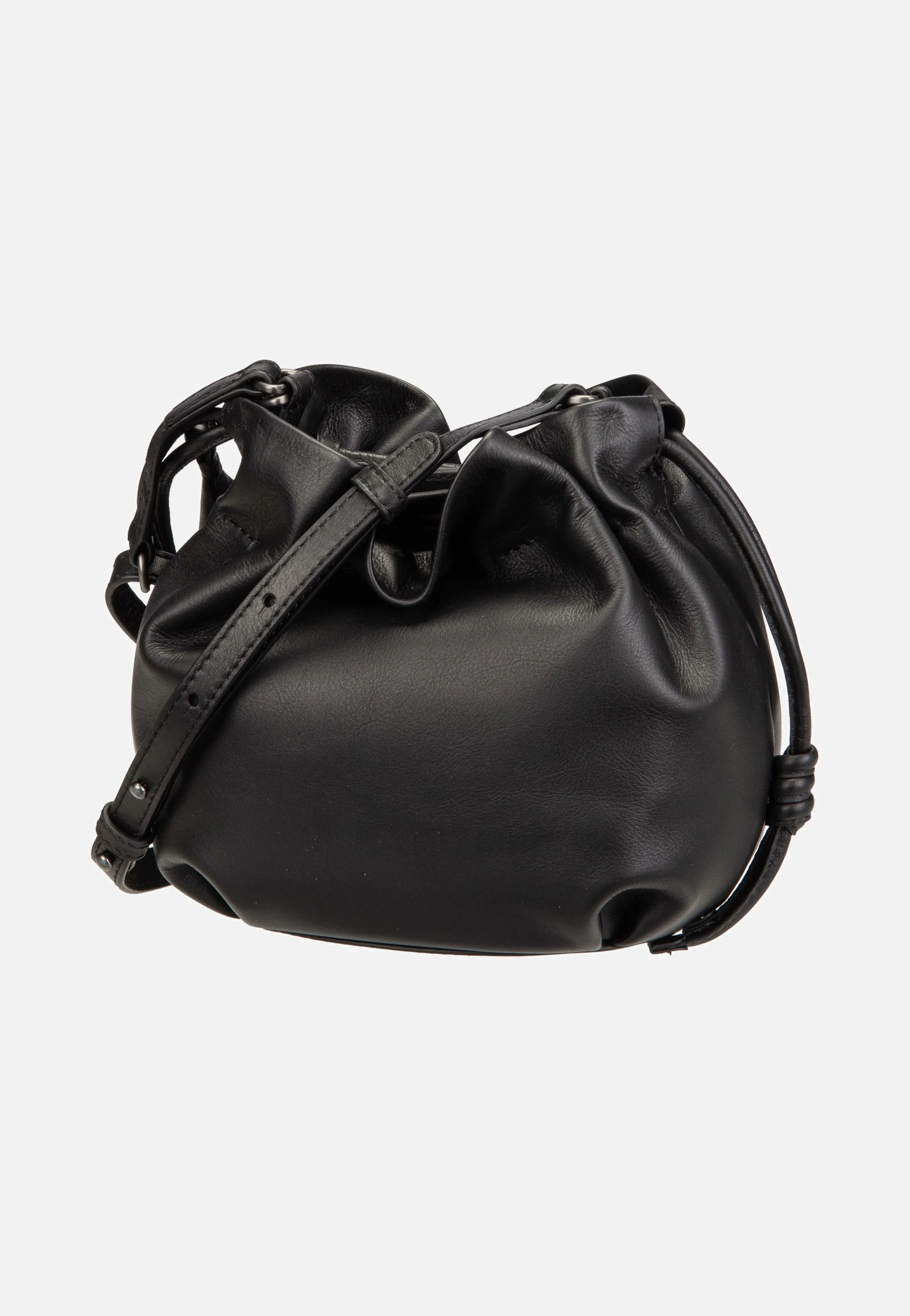 Fleur Jet Black  - Bucket Bag - Image 6