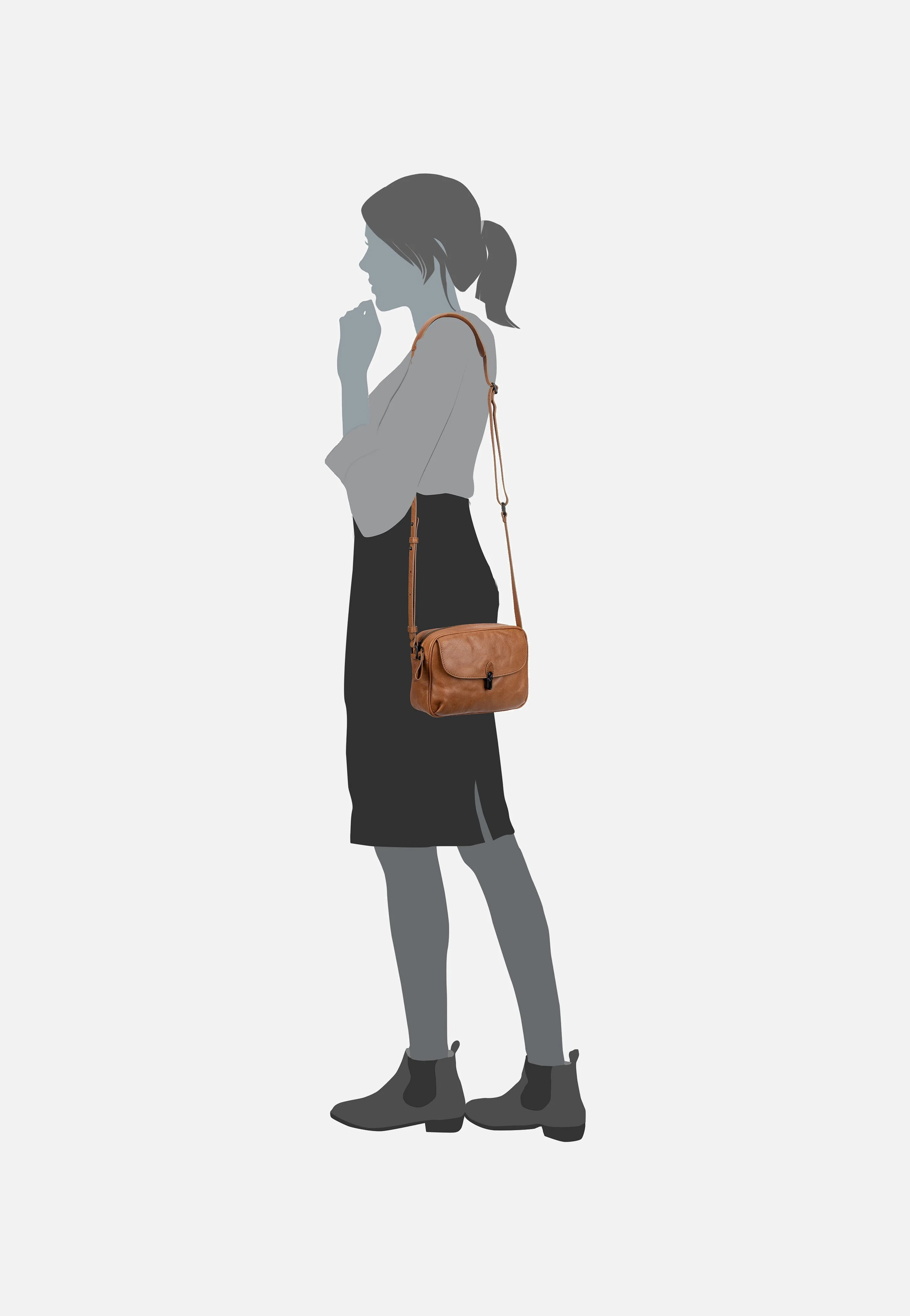 Mrs. Mint Caramel - Crossbody Bag - Image 6
