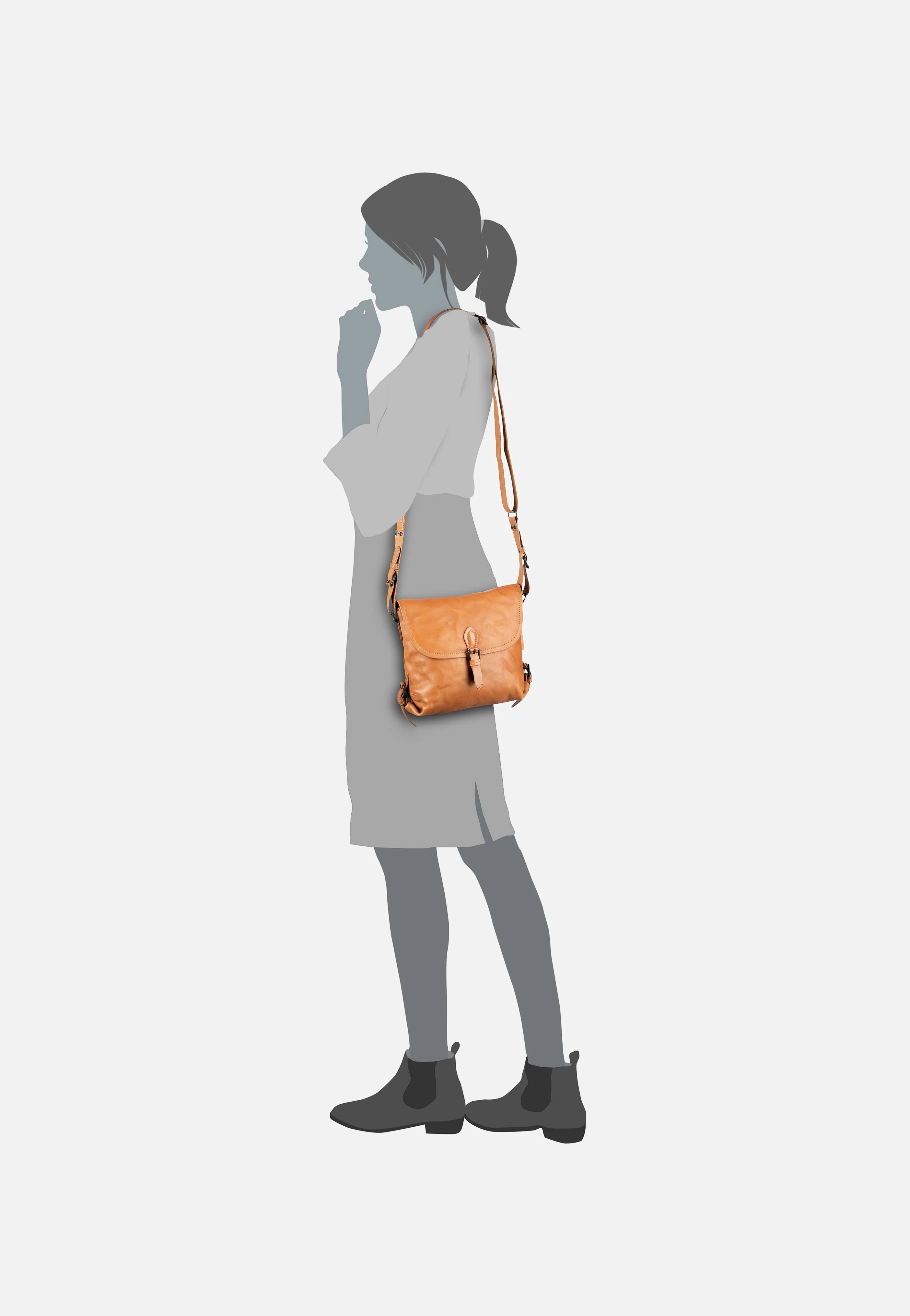 Mrs. Puff Pie Caramel - Crossbody Bag - Image 6