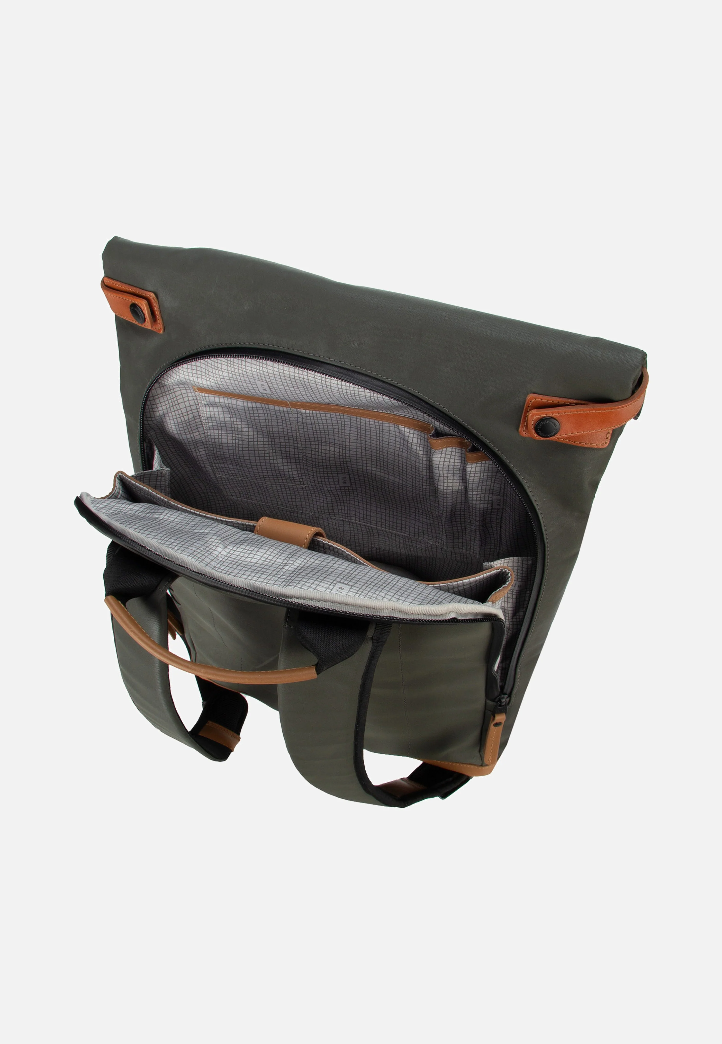 Osaka Gravity Grey - Rolltop Rucksack - Image 5