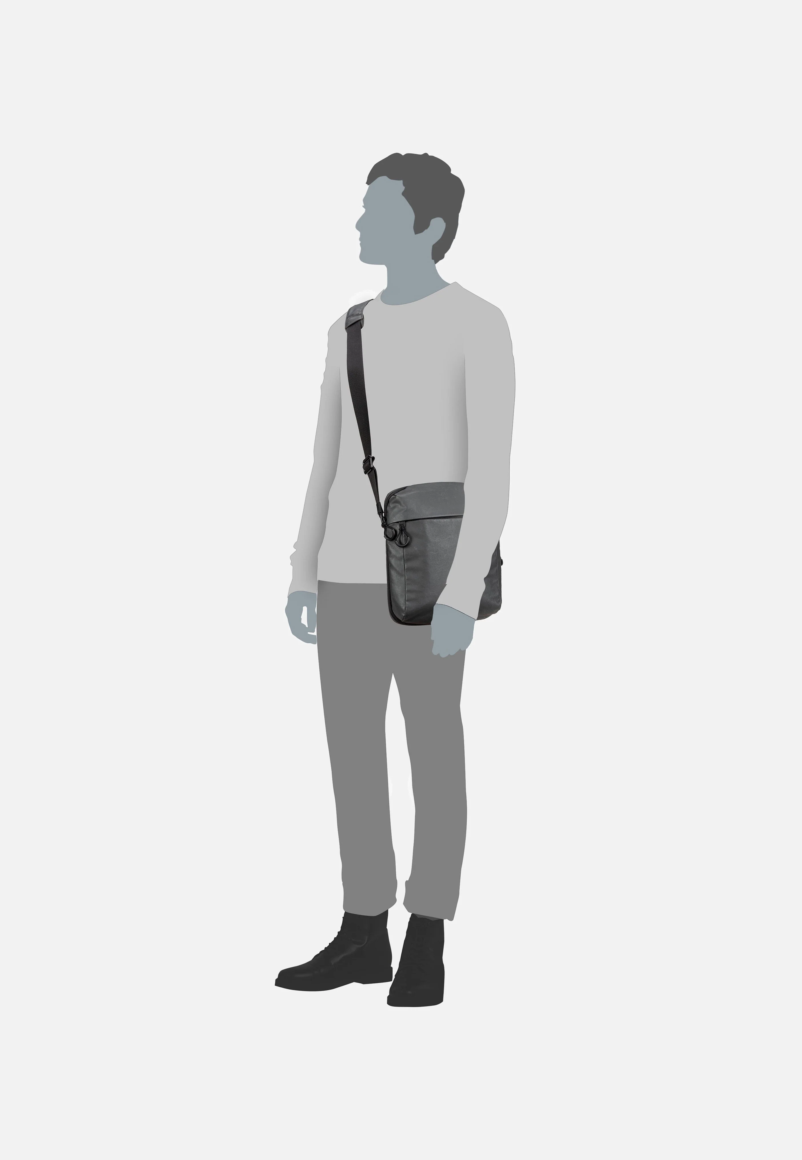 Oyabe RE Volcanic Ash - Crossbody Bag - Image 6