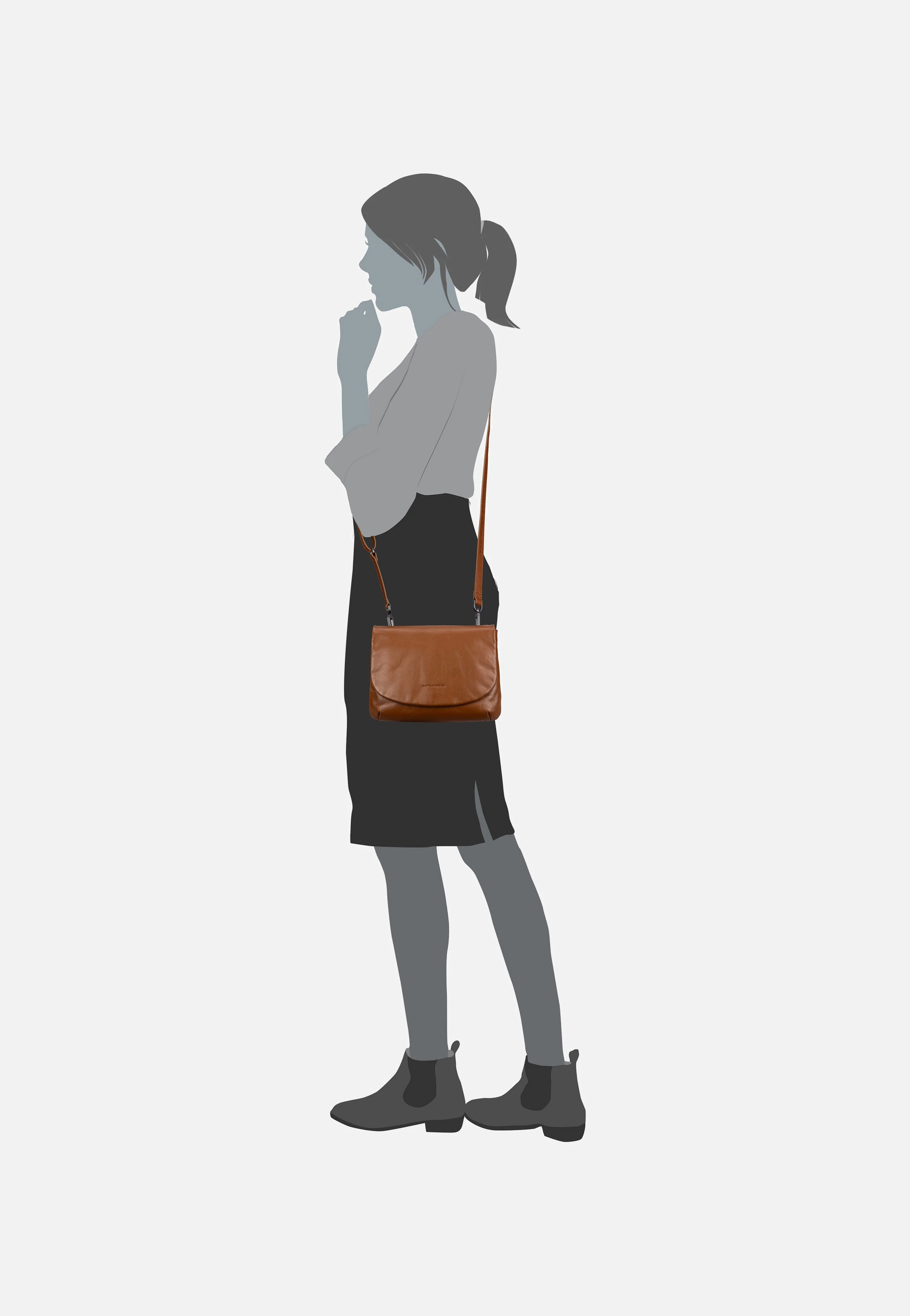 Pepino Cognac - Crossbody Bag - Image 7