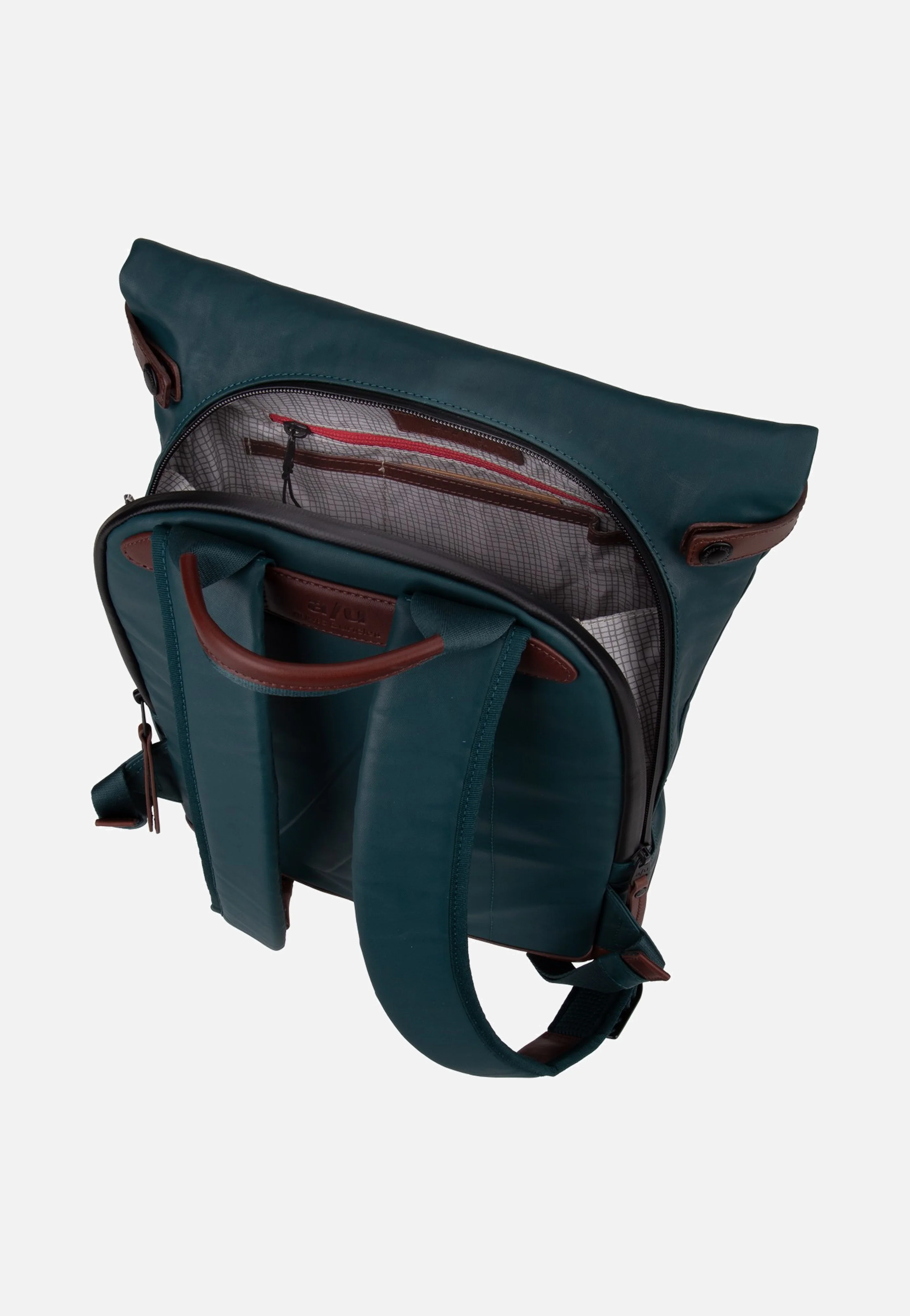 Wakayama Transformative Teal  - Rolltop Rucksack - Image 5