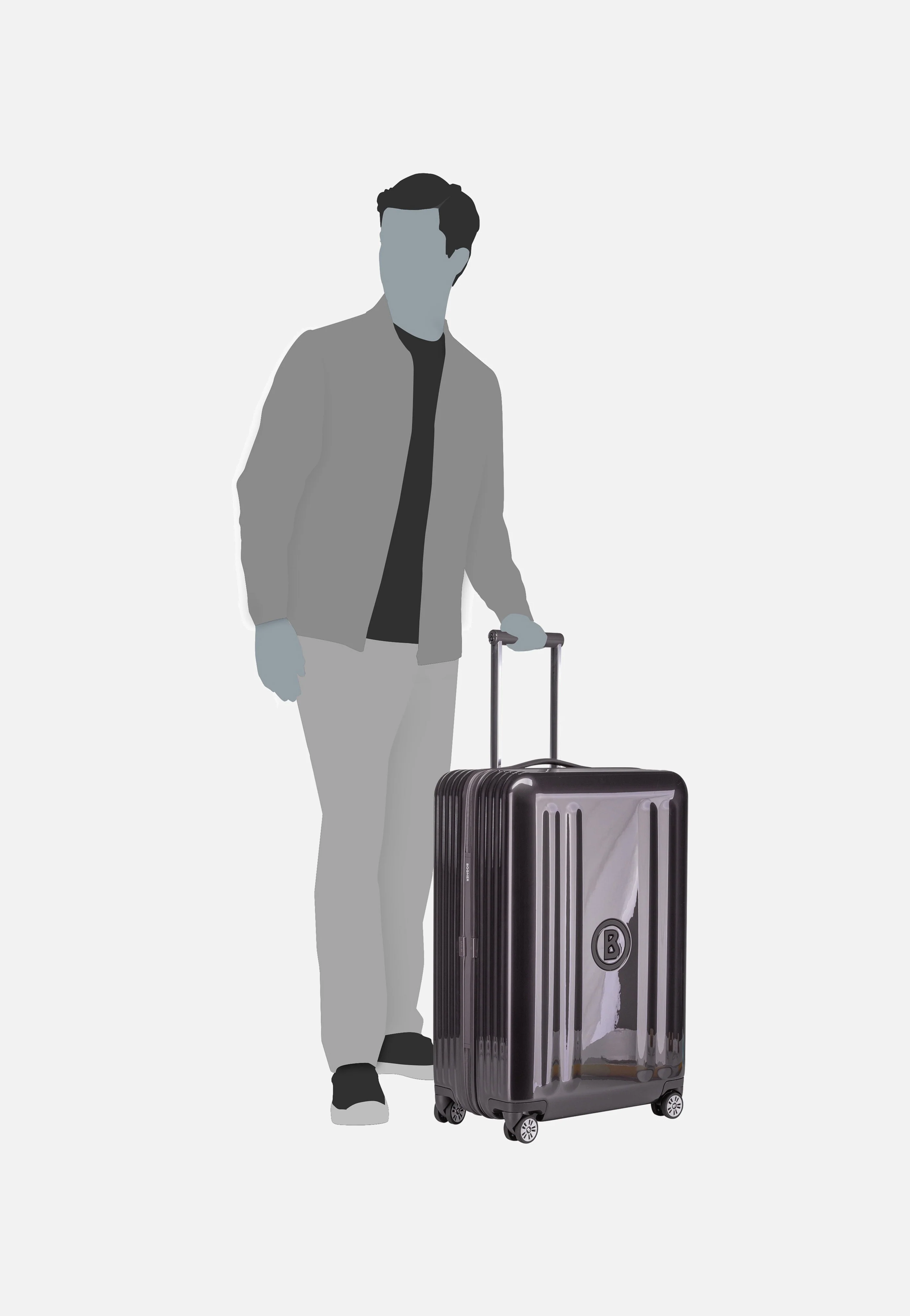 Piz C65 Trolleycase MVZ 4w Dark Grey - Koffer - Image 7