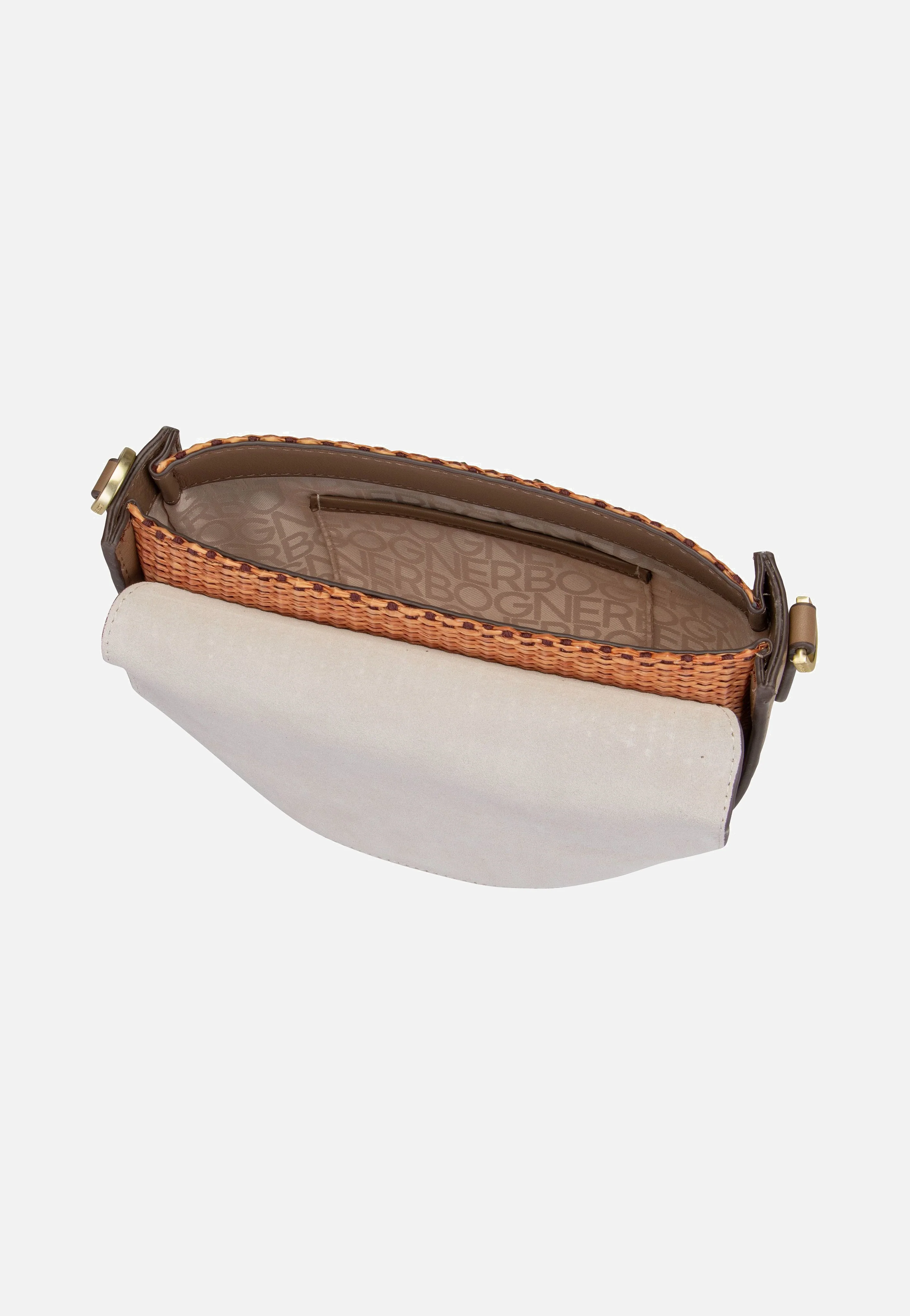 Zuoz Rafia Cassy SHF Portabella - Saddle Bag - Image 4