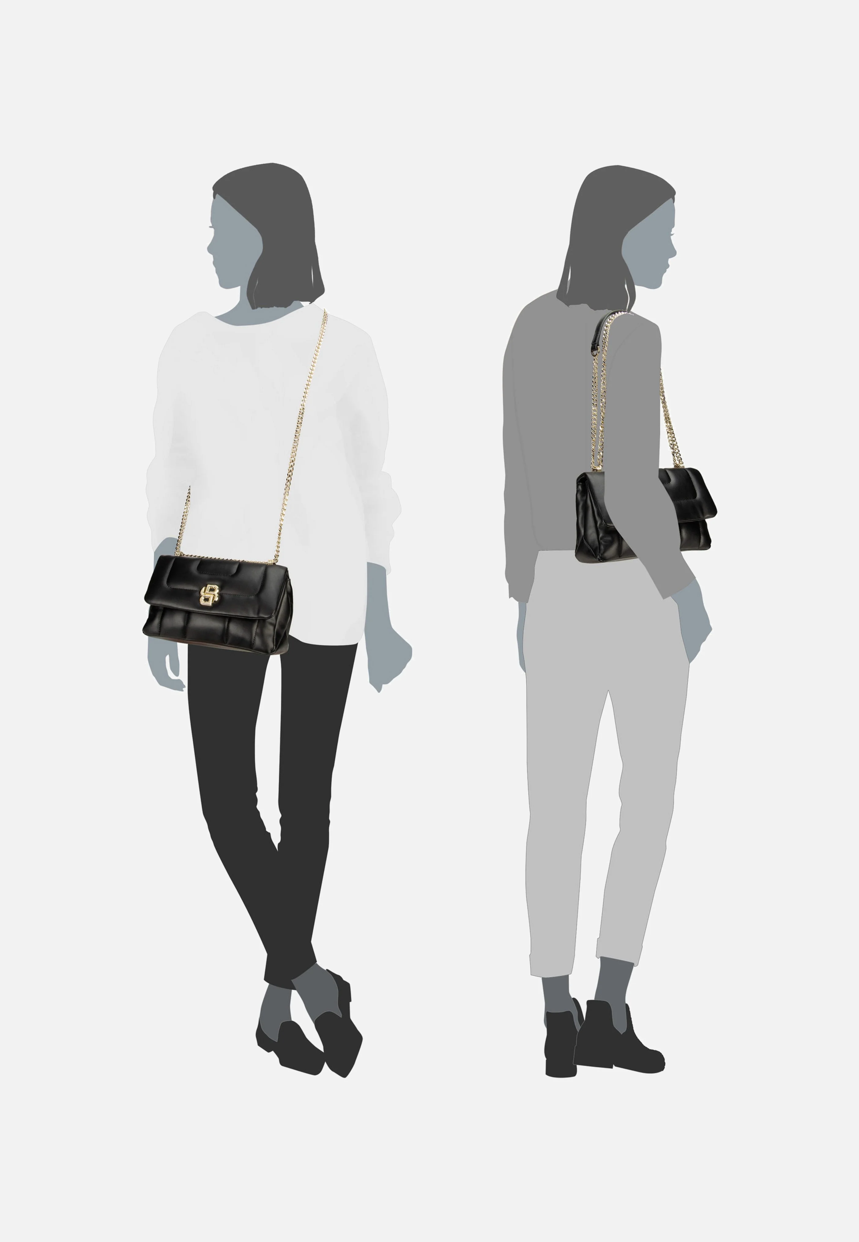 B Icon 50523348 Black - Crossbody Bag - Image 6