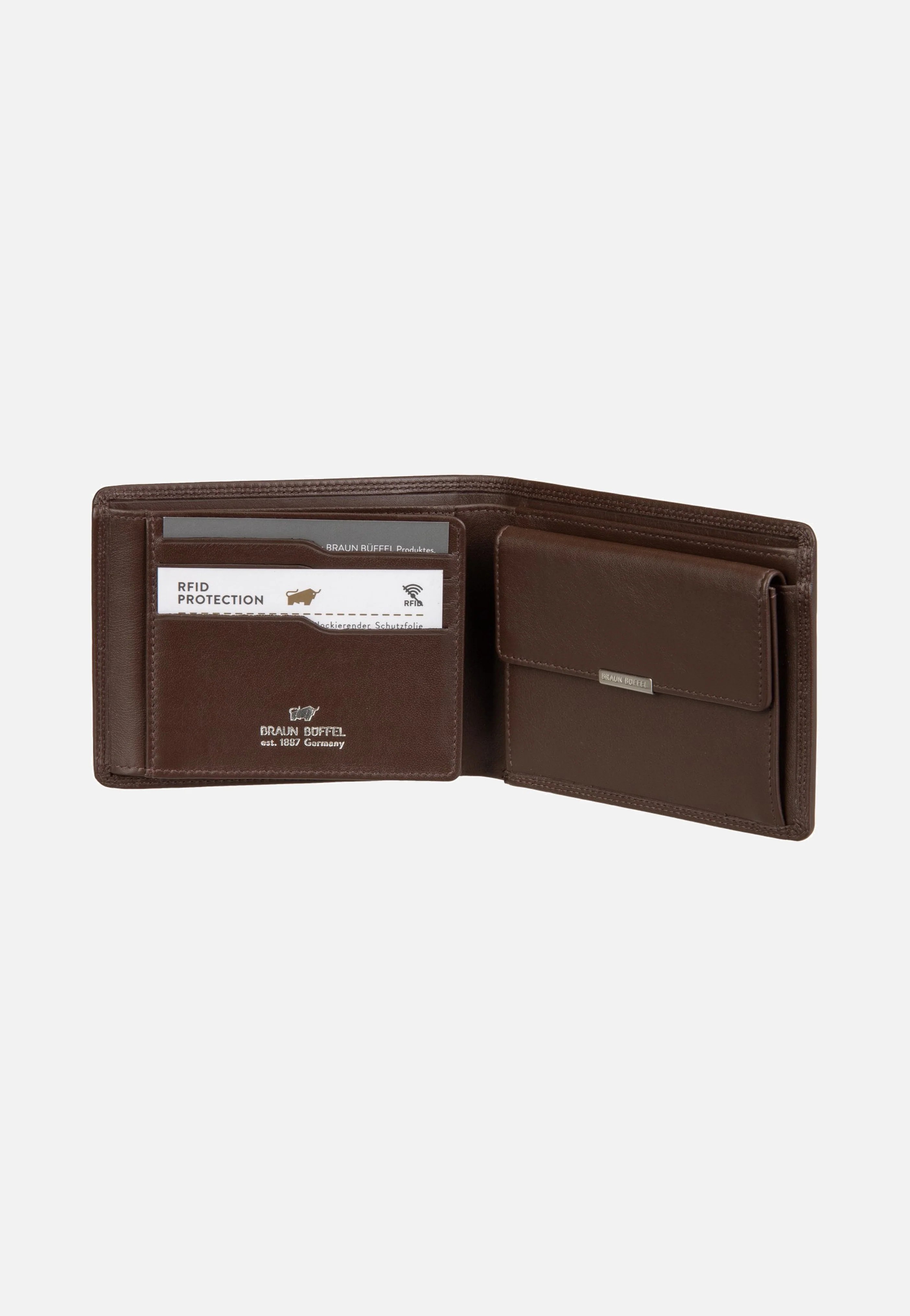 Golf RFID Coin Wallet 8Cs Braun - Portemonnaie - Image 5