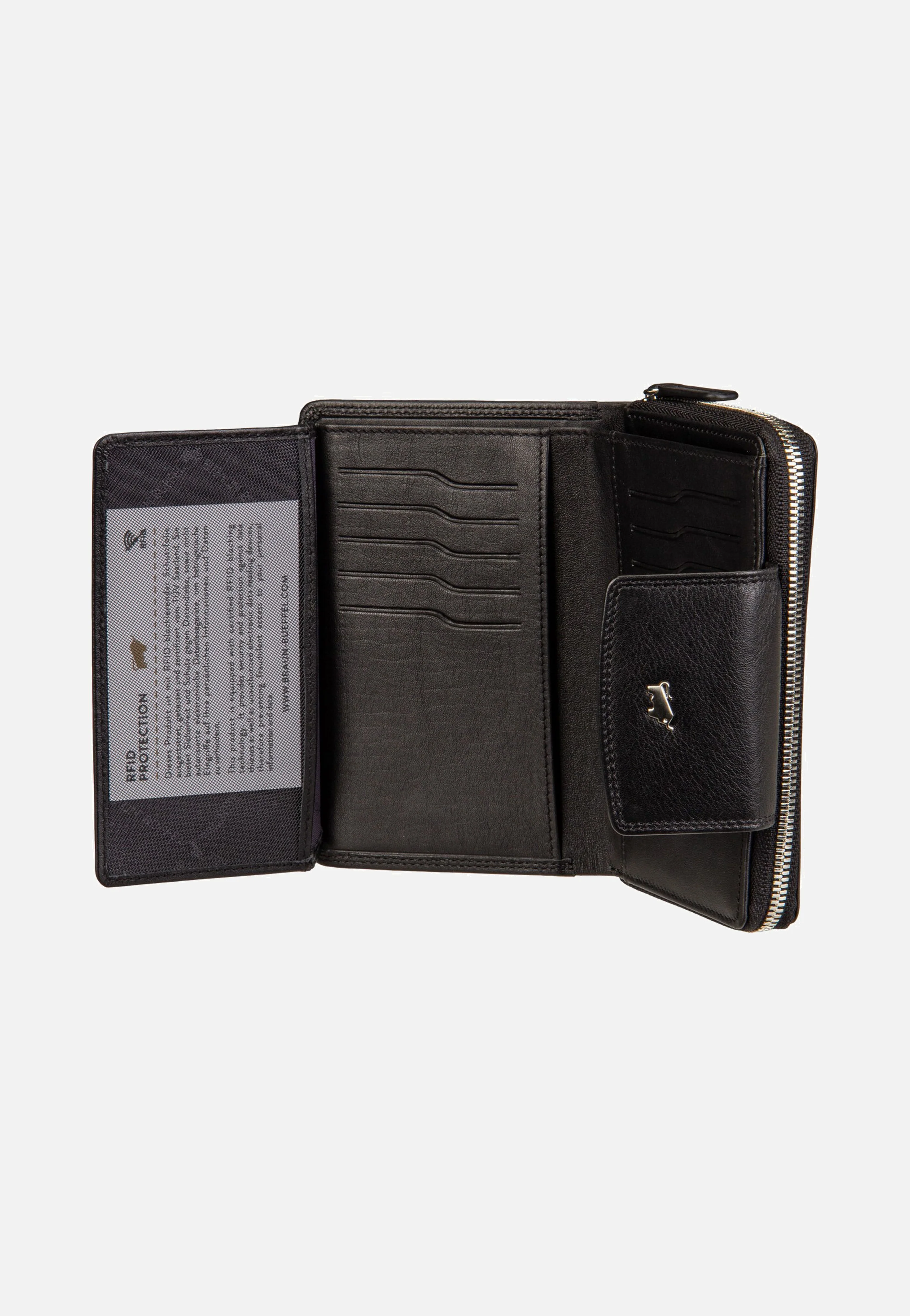 Golf RFID Zip-Wallet M 15Cs Black - Portemonnaie - Image 6
